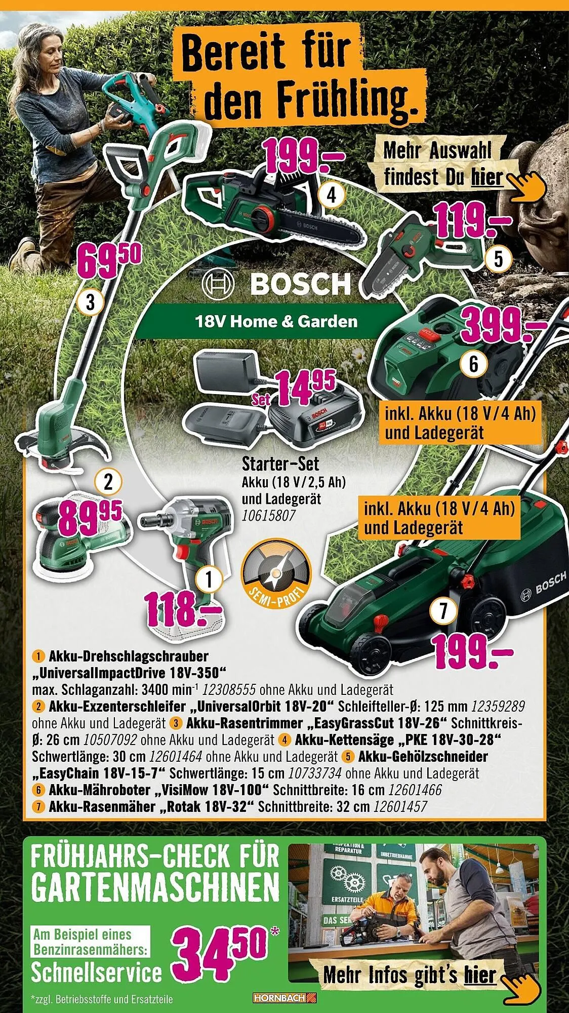 Hornbach Prospekt von 11. März bis 8. April 2026 - Prospekt seite 10