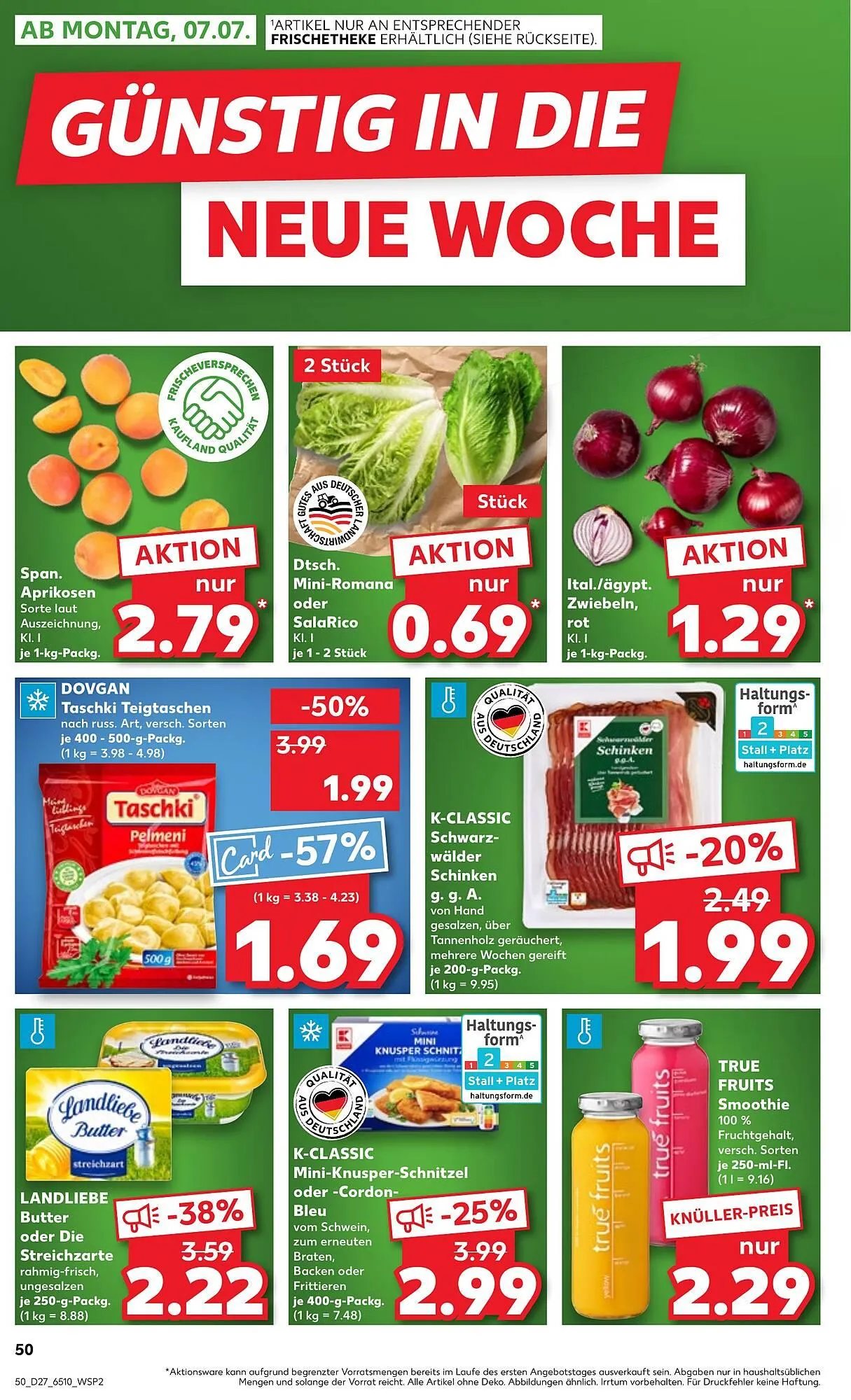 Kaufland Prospekt von 3. Juli bis 9. Juli 2025 - Prospekt seite 50