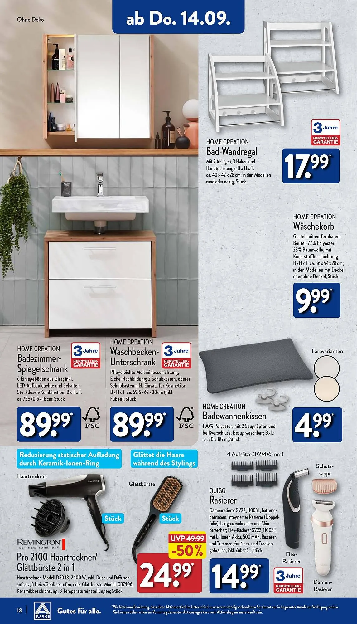 Aldi Duitsland Folder van 14 september tot 20 september 2023 - Folder pagina 18