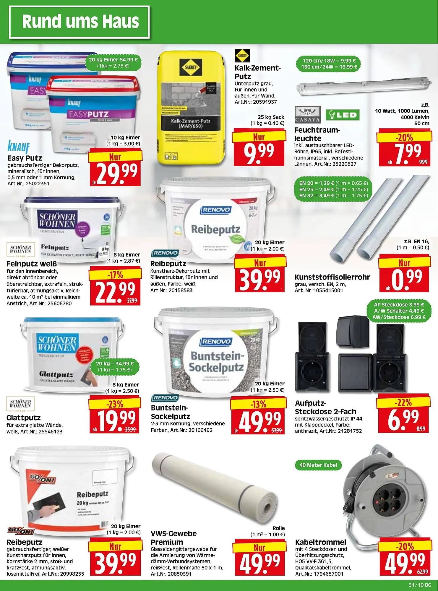 Herkules Baumarkt Prospekt von 28. Juli bis 2. August 2025 - Prospekt seite 10