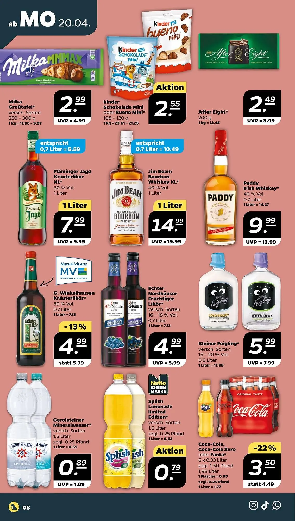 NETTO Prospekt von 20. April bis 25. April 2026 - Prospekt seite 8