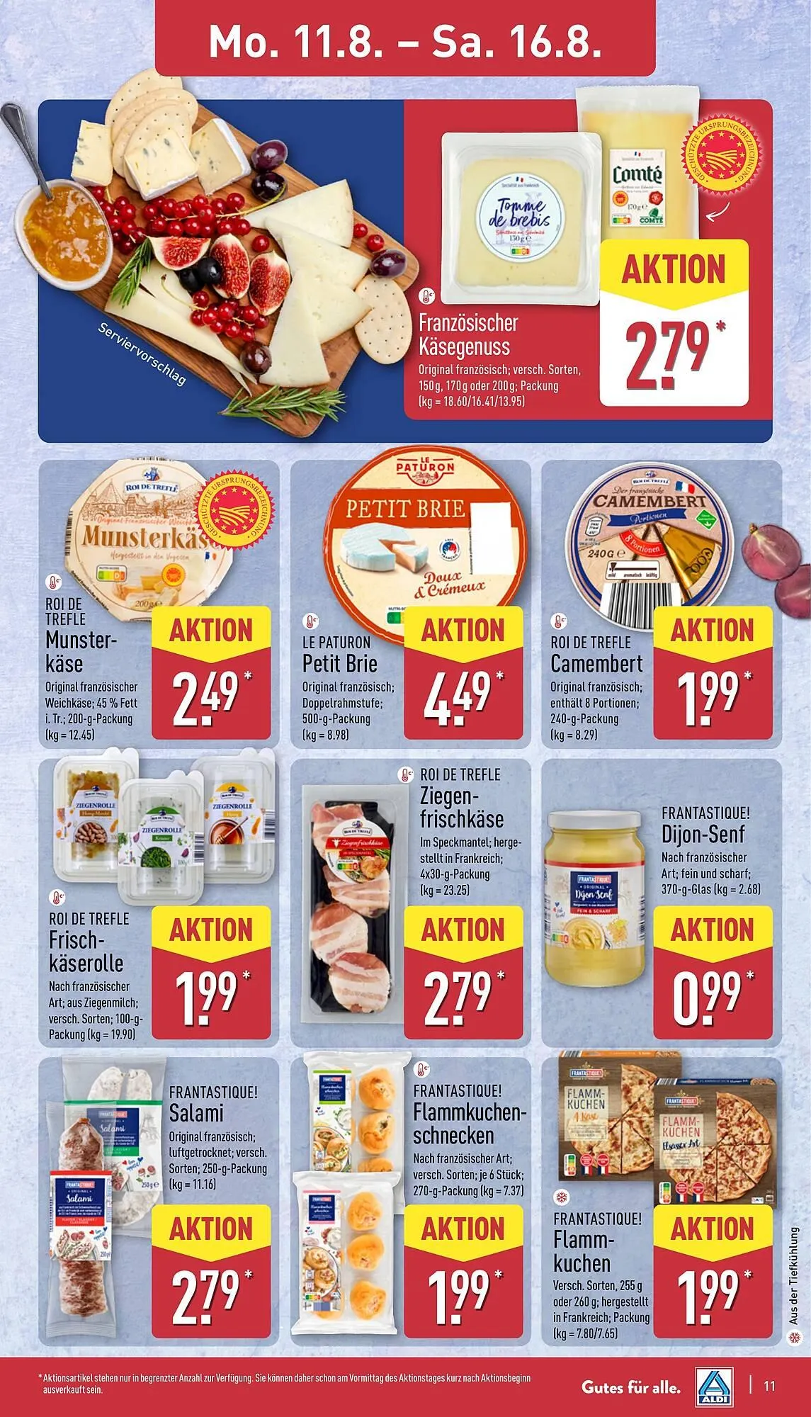Aldi Nord Prospekt von 11. August bis 16. August 2025 - Prospekt seite 11