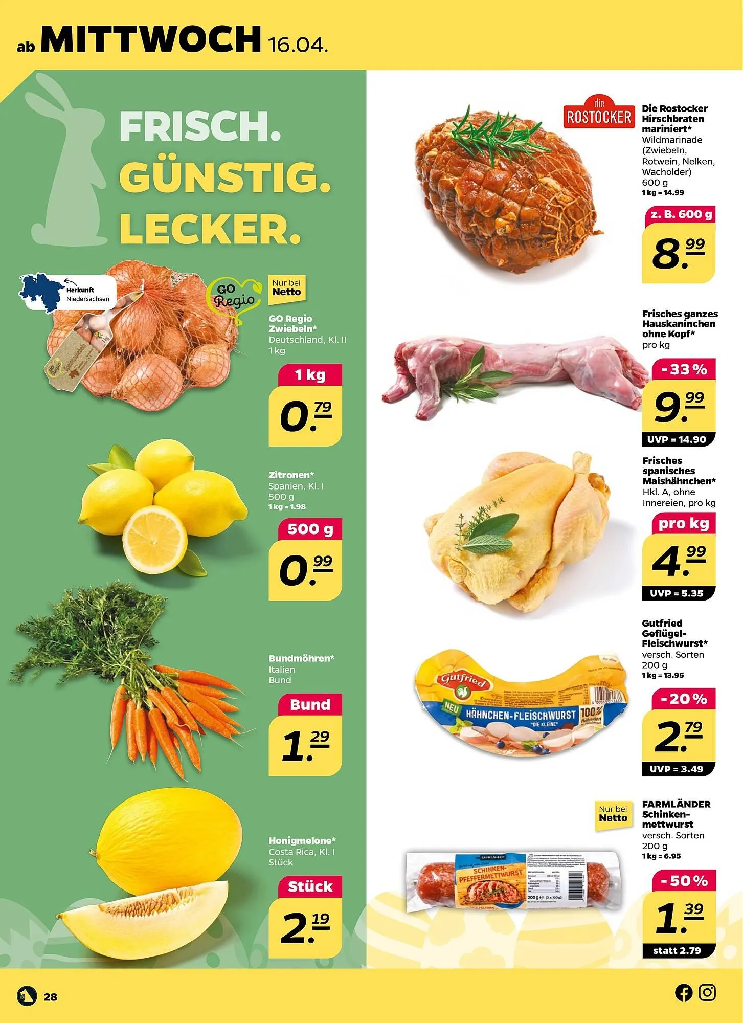 NETTO Prospekt von 14. April bis 19. April 2025 - Prospekt seite 28