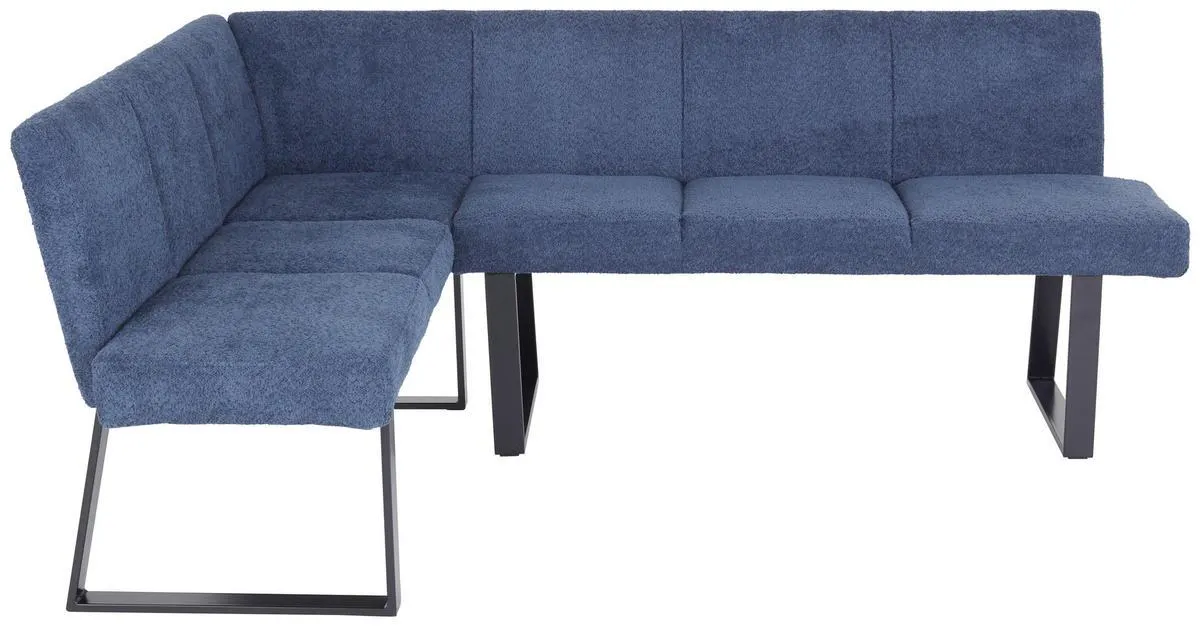 150/190 cm Leinenoptik Dunkelblau