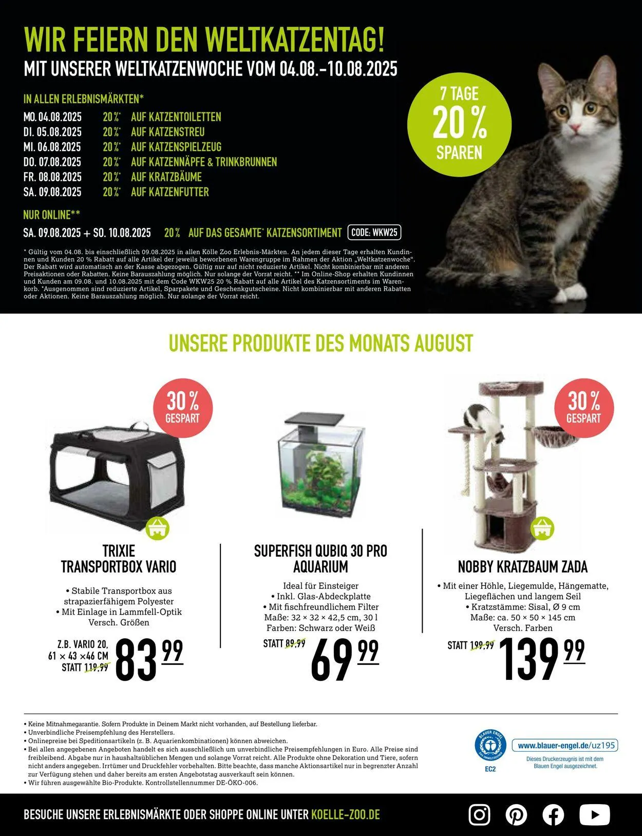 Kölle Zoo Aktueller Prospekt von 30. Juli bis 13. August 2025 - Prospekt seite 20