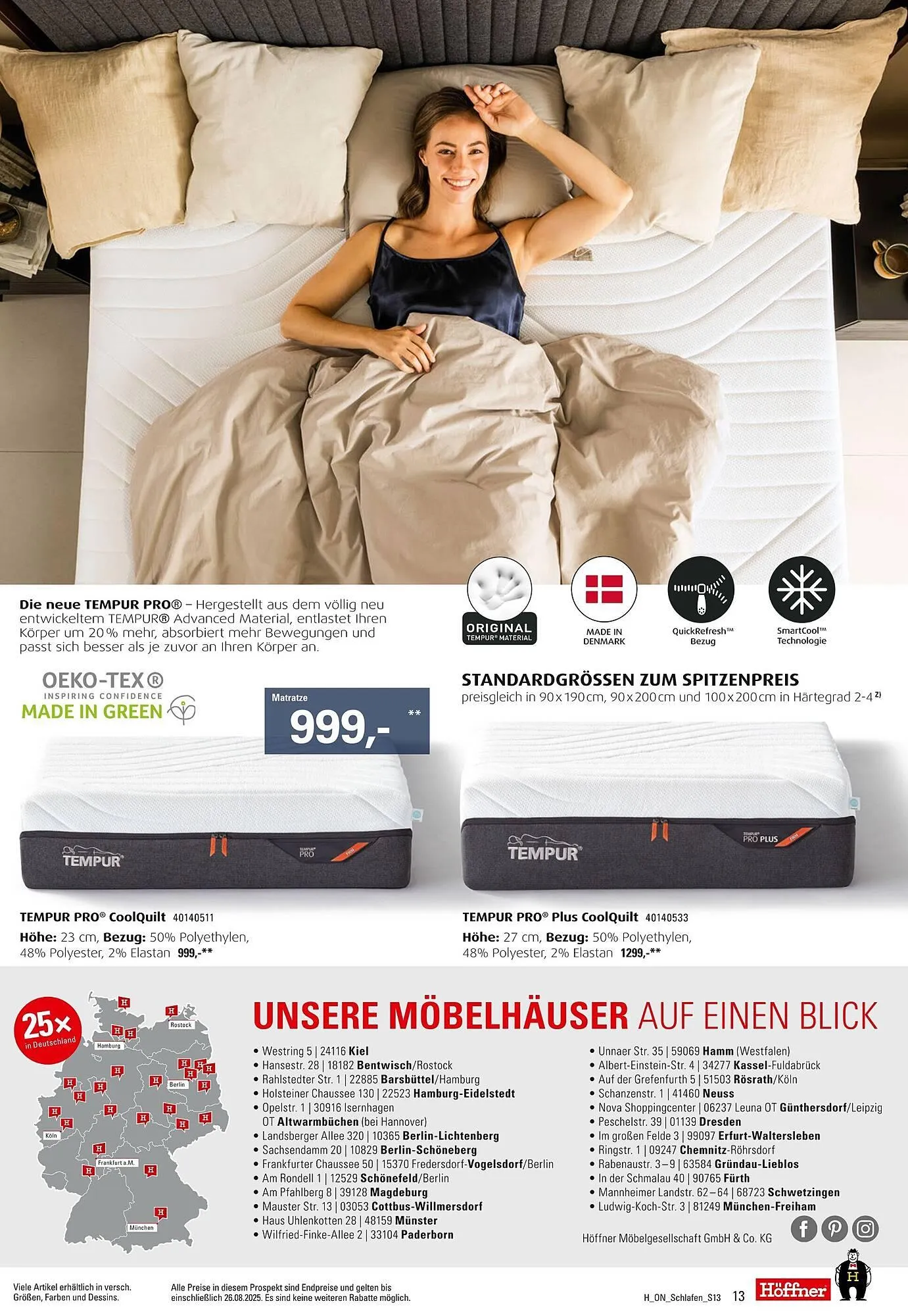 Höffner Prospekt von 13. August bis 26. August 2025 - Prospekt seite 13