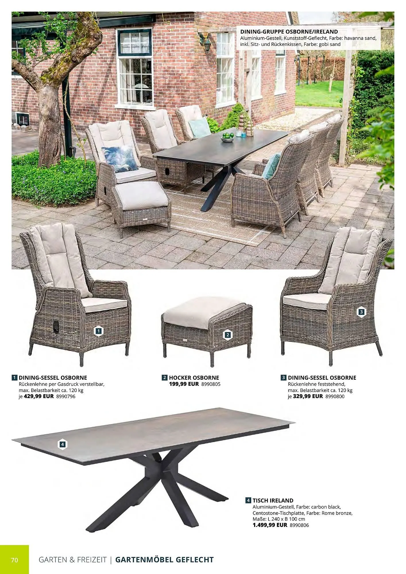 BBM Baumarkt Prospekt von 20. April bis 31. Dezember 2025 - Prospekt seite 70