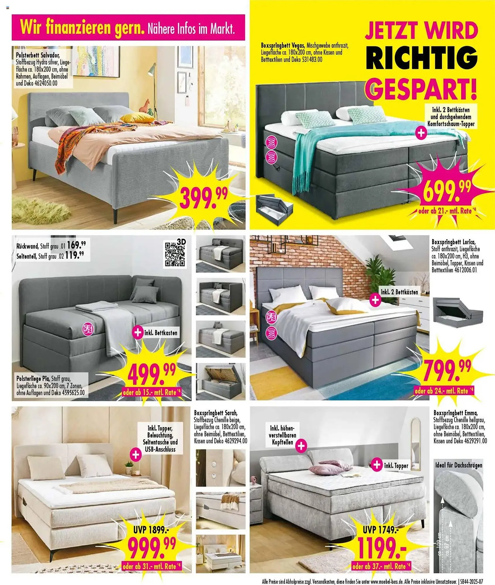 Möbel Boss Prospekt von 25. Oktober bis 31. Oktober 2025 - Prospekt seite 7