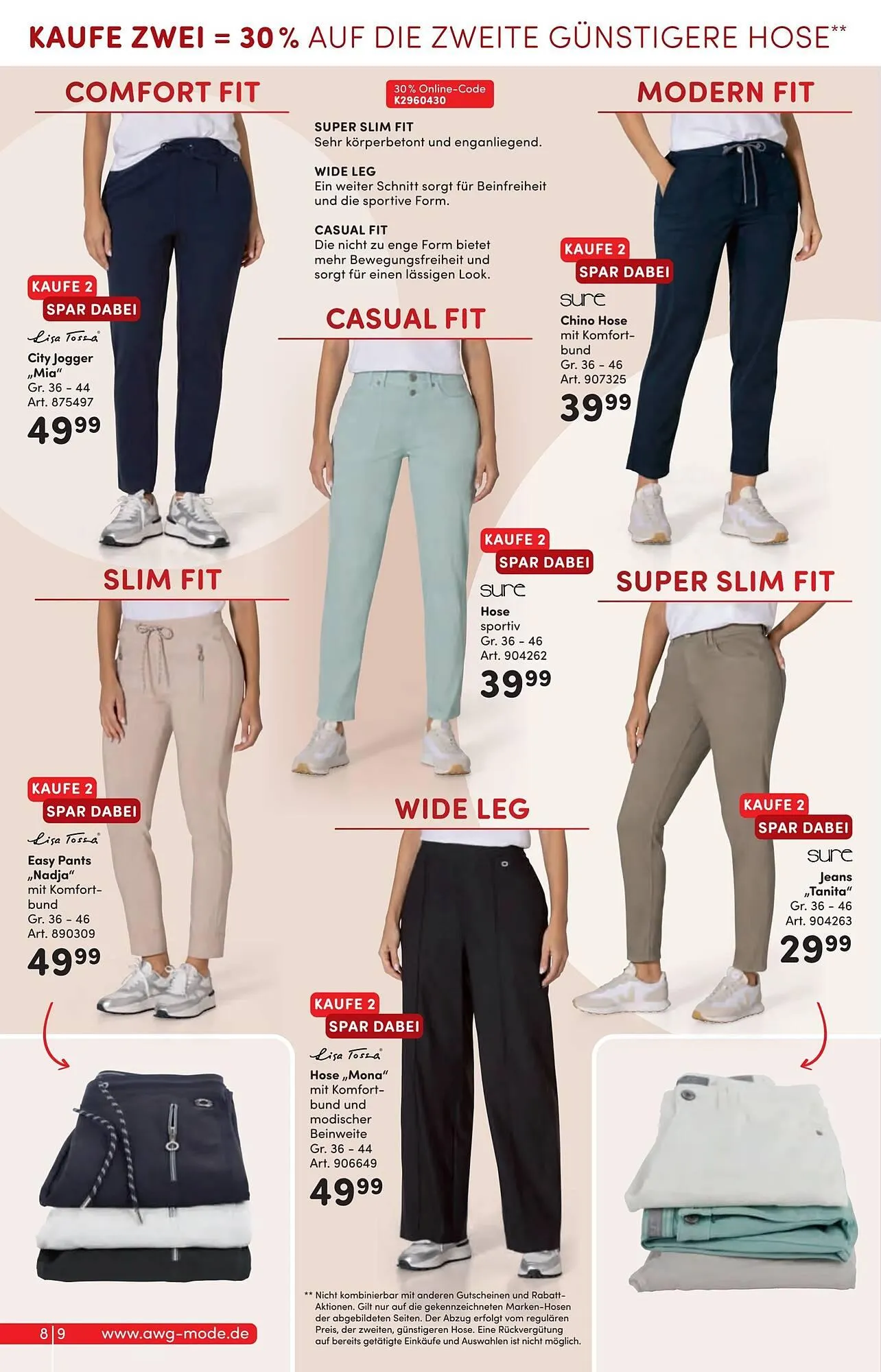 AWG Mode Prospekt von 22. März bis 6. April 2025 - Prospekt seite 8