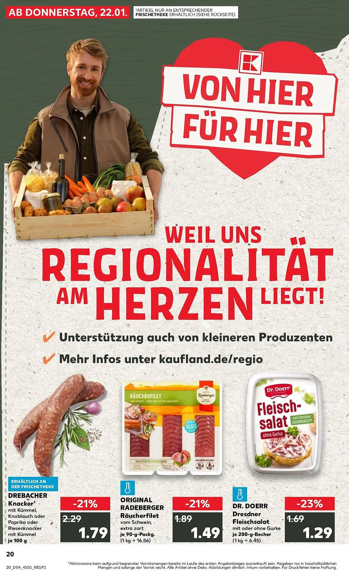 Kaufland Prospekt von 25. Januar bis 28. Januar 2026 - Prospekt seite 20
