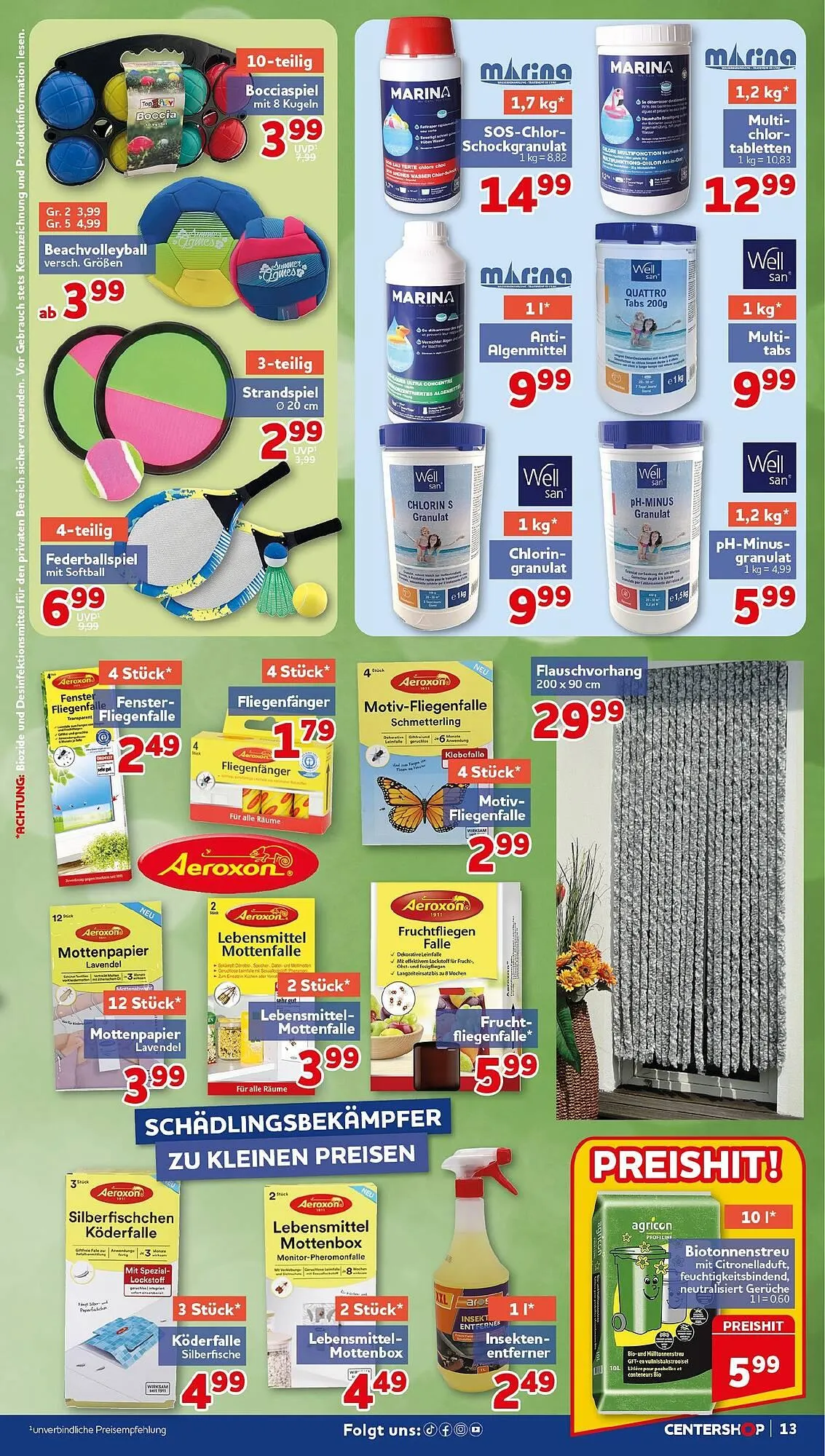 CENTERSHOP Prospekt von 27. April bis 2. Mai 2026 - Prospekt seite 13