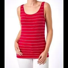 Gestreiftes Tanktop Janina Basic, Stretchanteil