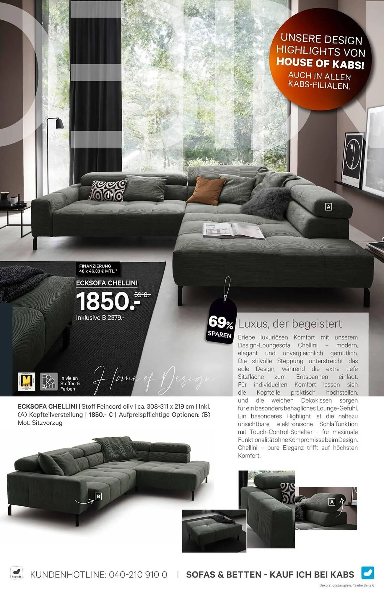 Kabs Polsterwelt Prospekt von 30. Januar bis 5. Februar 2026 - Prospekt seite 13