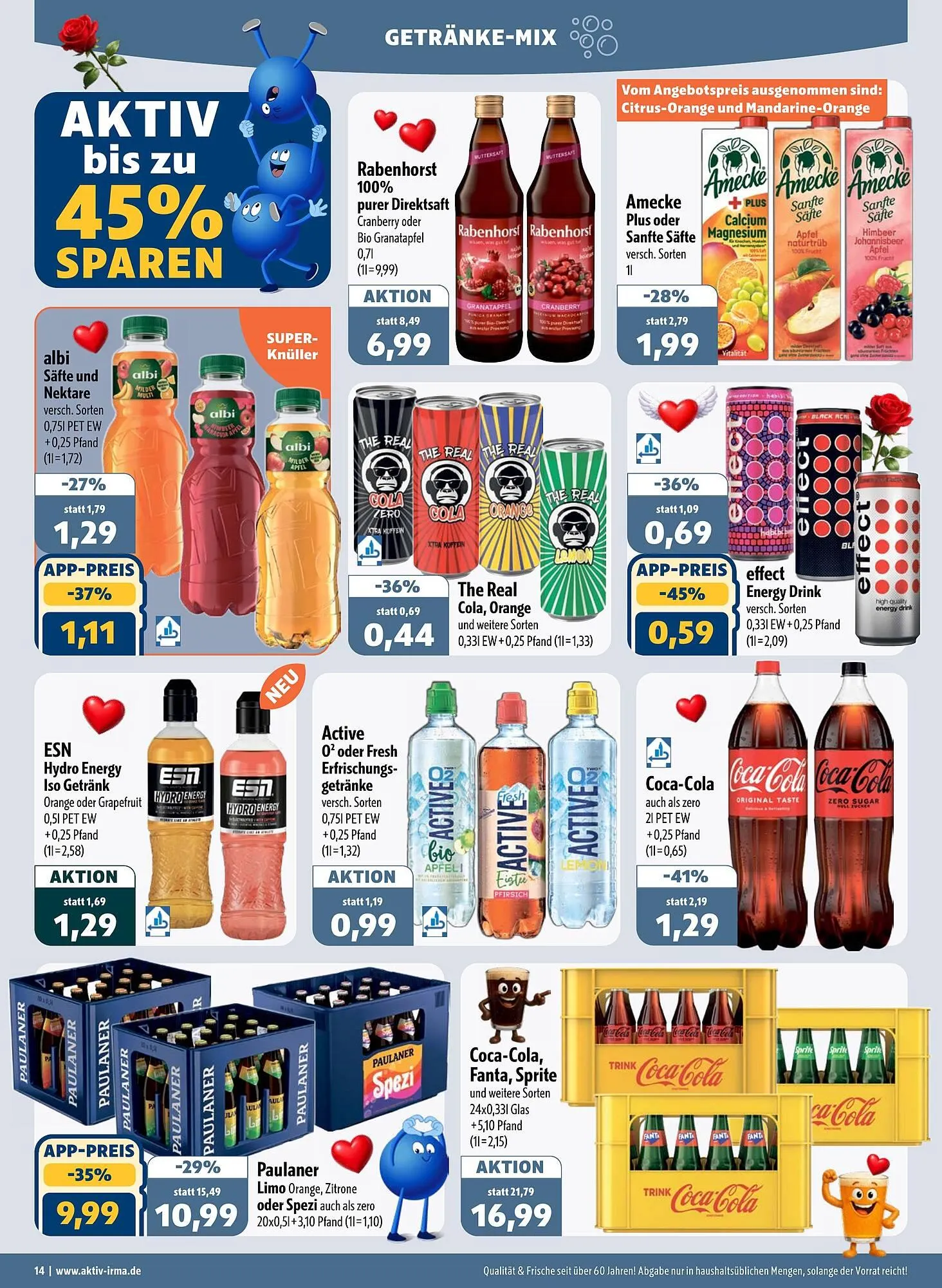 Aktiv Irma Prospekt von 9. Februar bis 14. Februar 2026 - Prospekt seite 14
