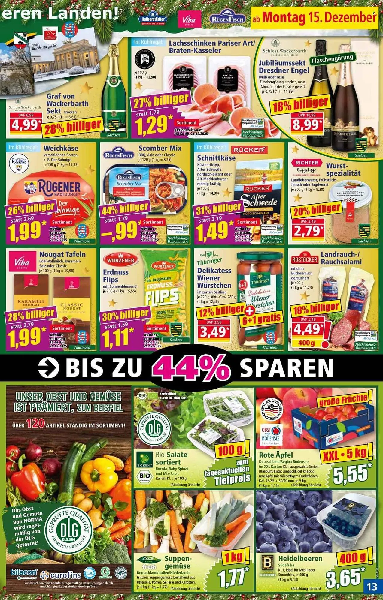 Norma Prospekt von 15. Dezember bis 21. Dezember 2025 - Prospekt seite 17