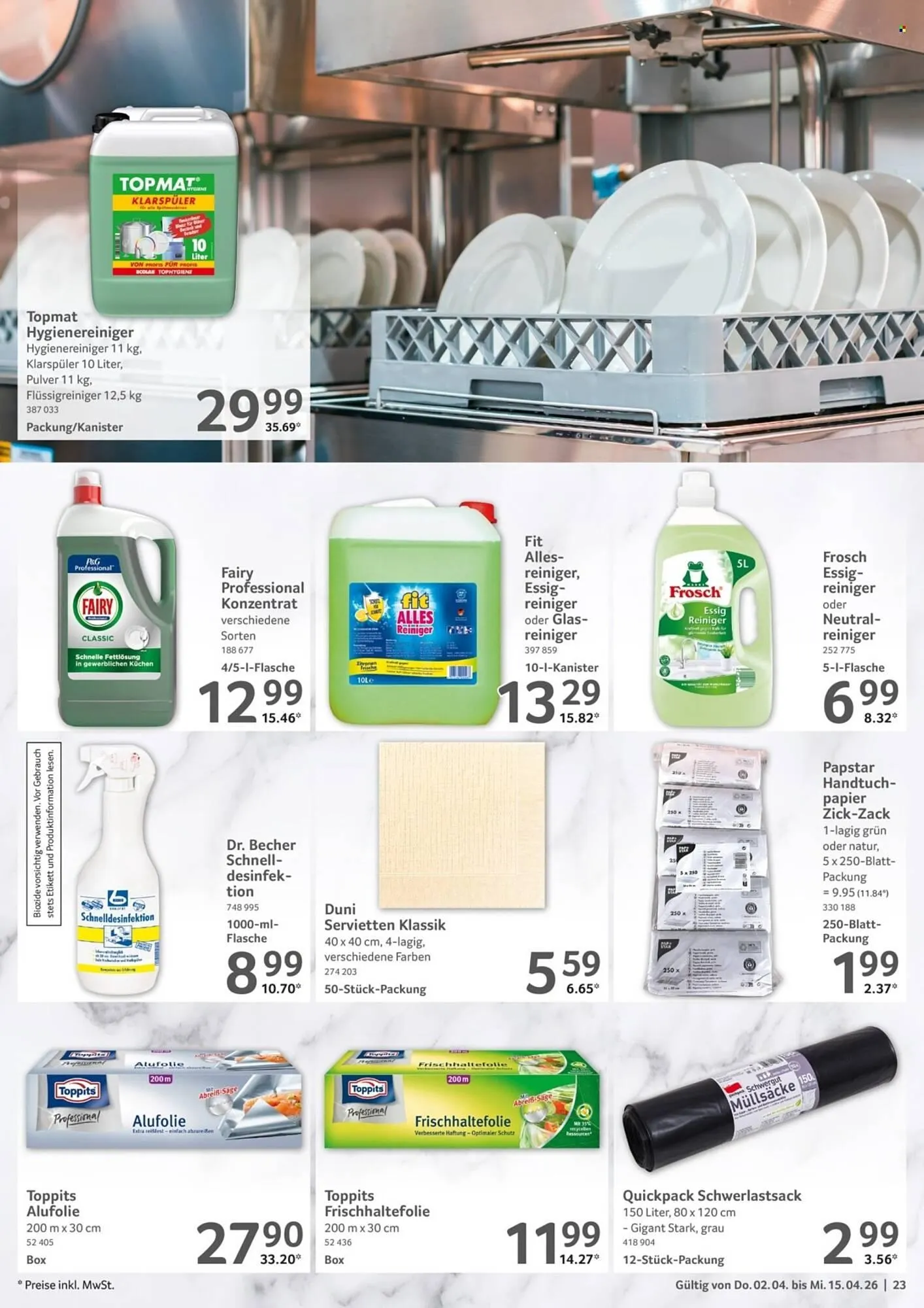 Selgros Prospekt von 2. April bis 15. April 2026 - Prospekt seite 23