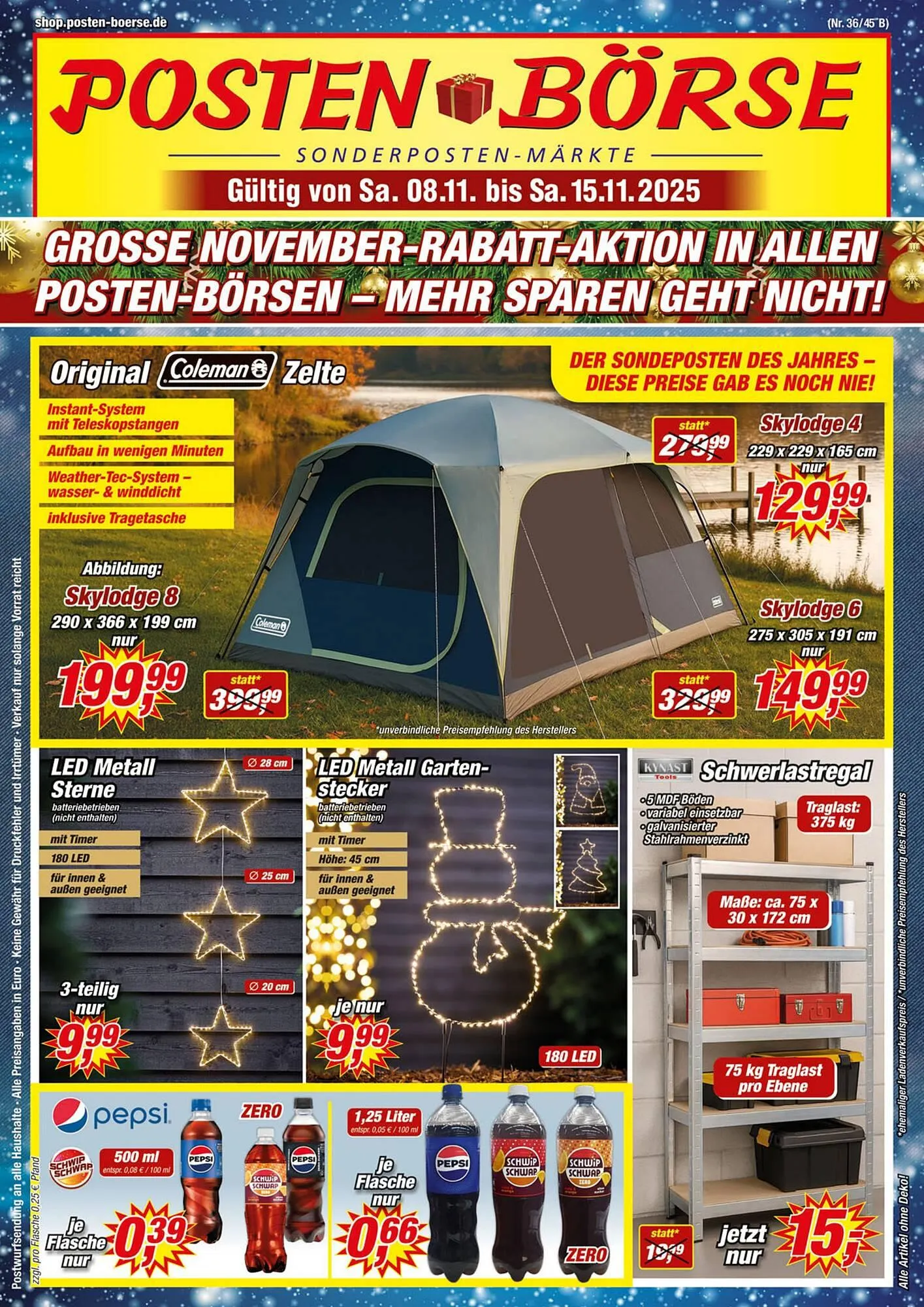 Posten Börse Prospekt von 11. November bis 15. November 2025 - Prospekt seite 1