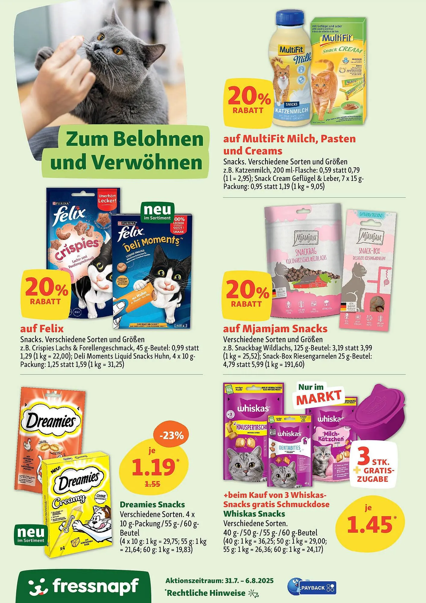 Fressnapf Prospekt von 30. Juli bis 6. August 2025 - Prospekt seite 6