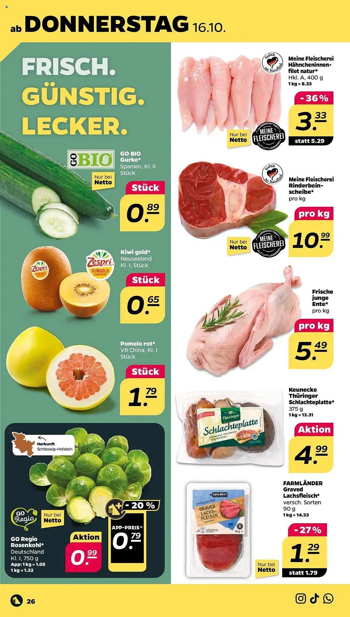 NETTO Prospekt von 13. Oktober bis 18. Oktober 2025 - Prospekt seite 26