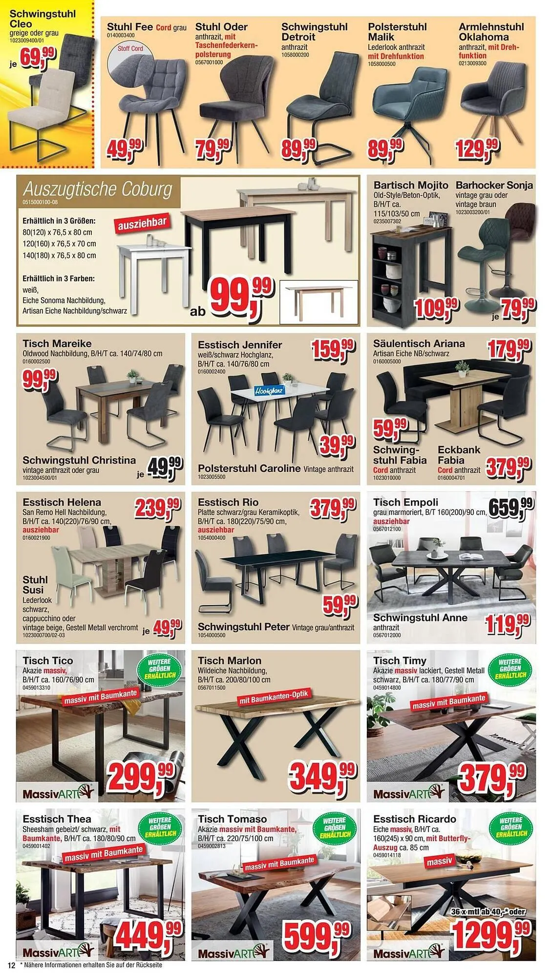 Möbelfundgrube Prospekt von 24. April bis 27. April 2025 - Prospekt seite 14