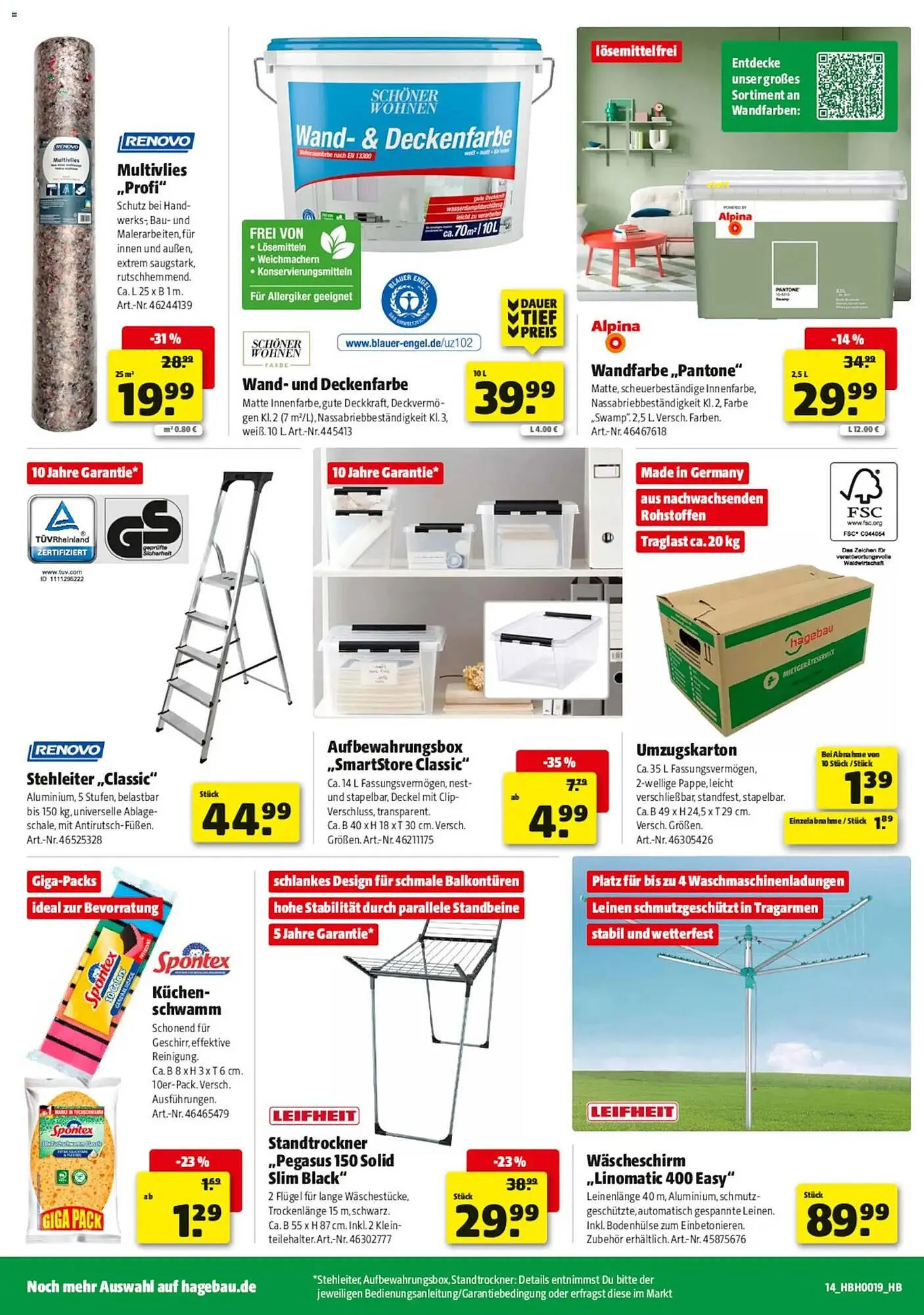 Hagebau Prospekt von 2. Mai bis 9. Mai 2026 - Prospekt seite 14