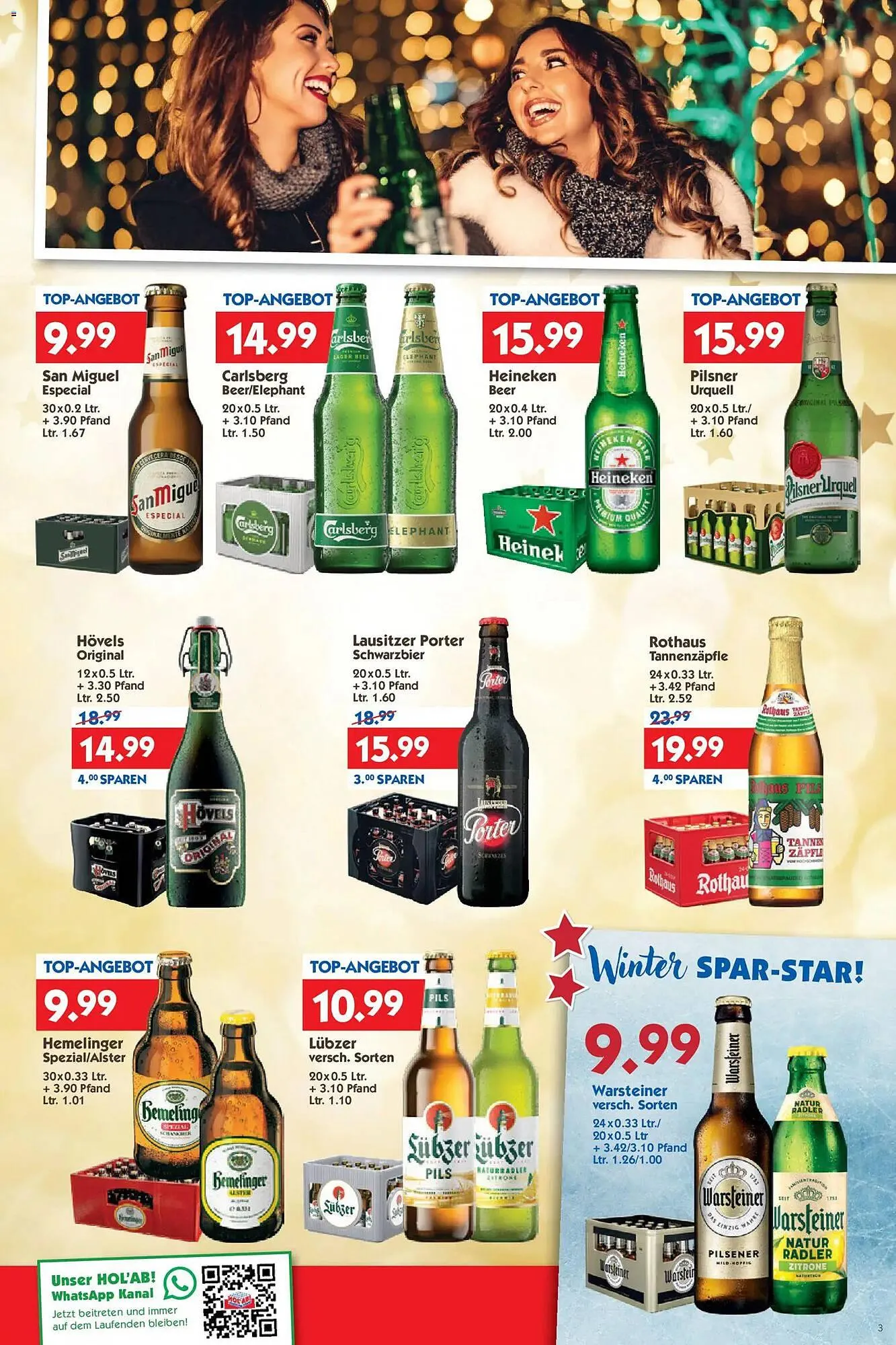Hol'ab Getränkemarkt Prospekt von 15. Dezember bis 20. Dezember 2025 - Prospekt seite 3