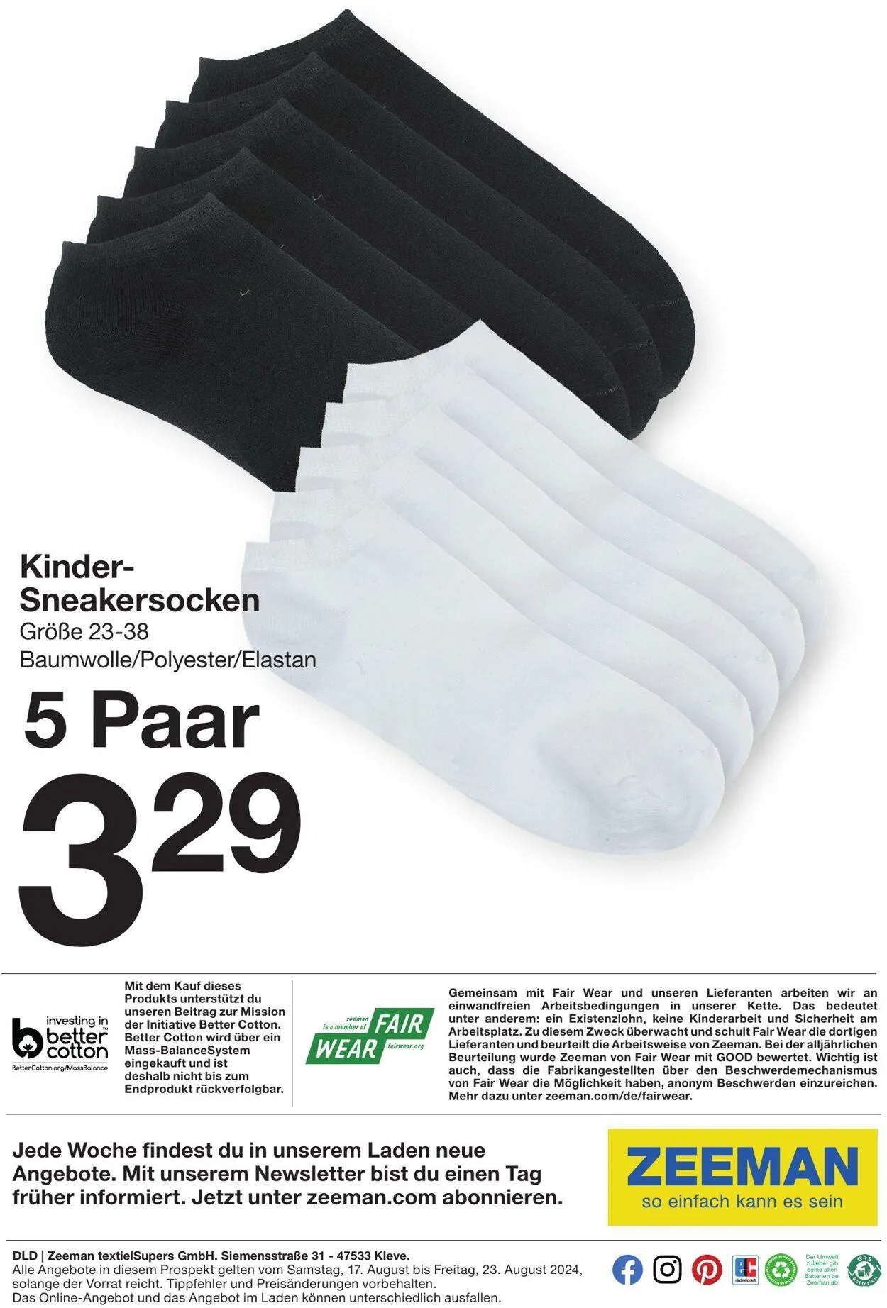 Zeeman Aktueller Prospekt von 16. Oktober bis 30. Oktober 2025 - Prospekt seite 9