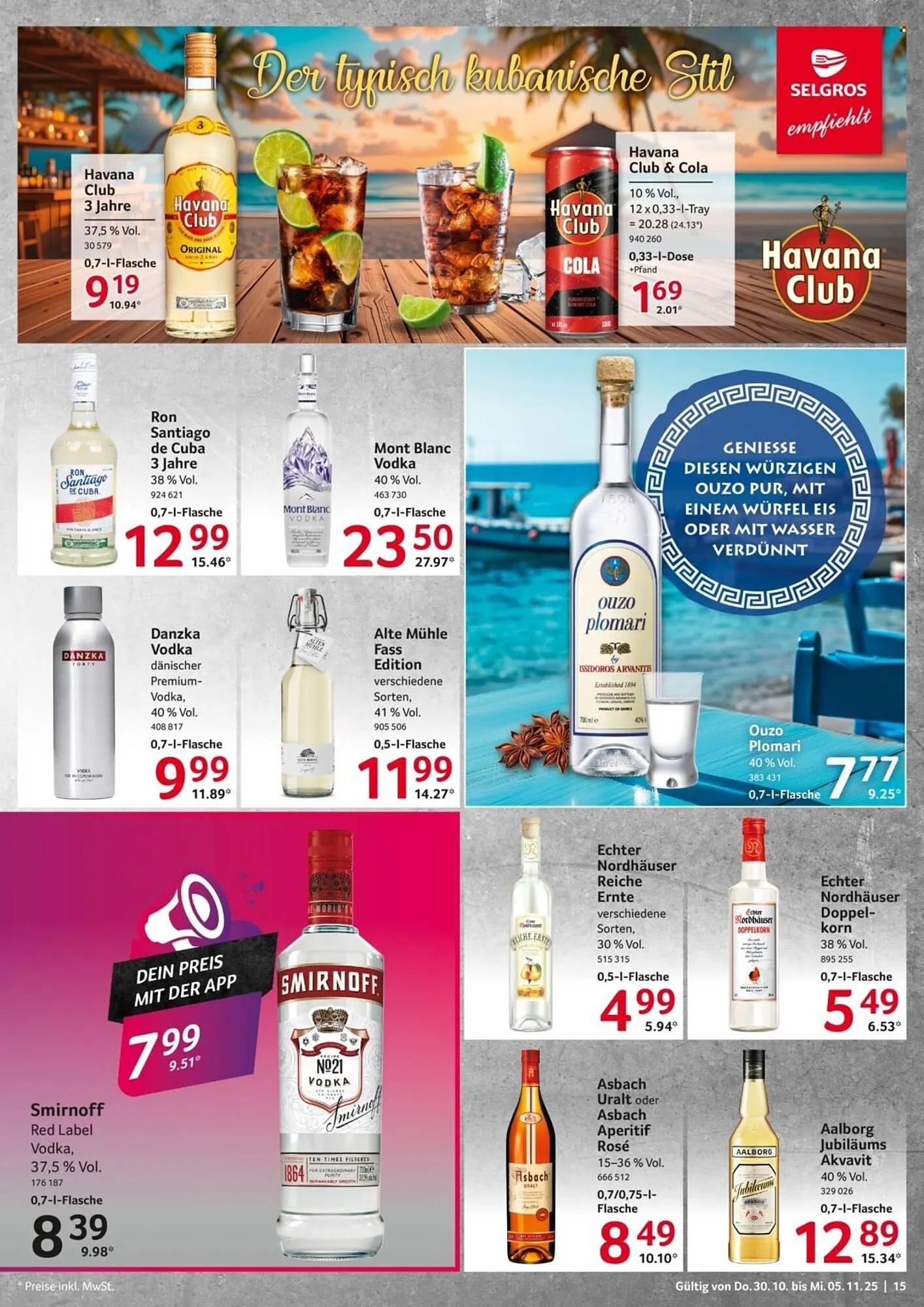 Selgros Prospekt von 30. Oktober bis 5. November 2025 - Prospekt seite 15