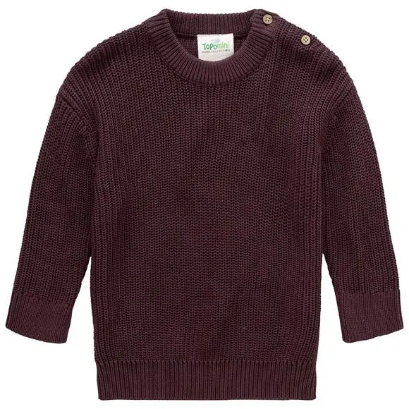 Baby Strickpullover aus Bio-Baumwolle