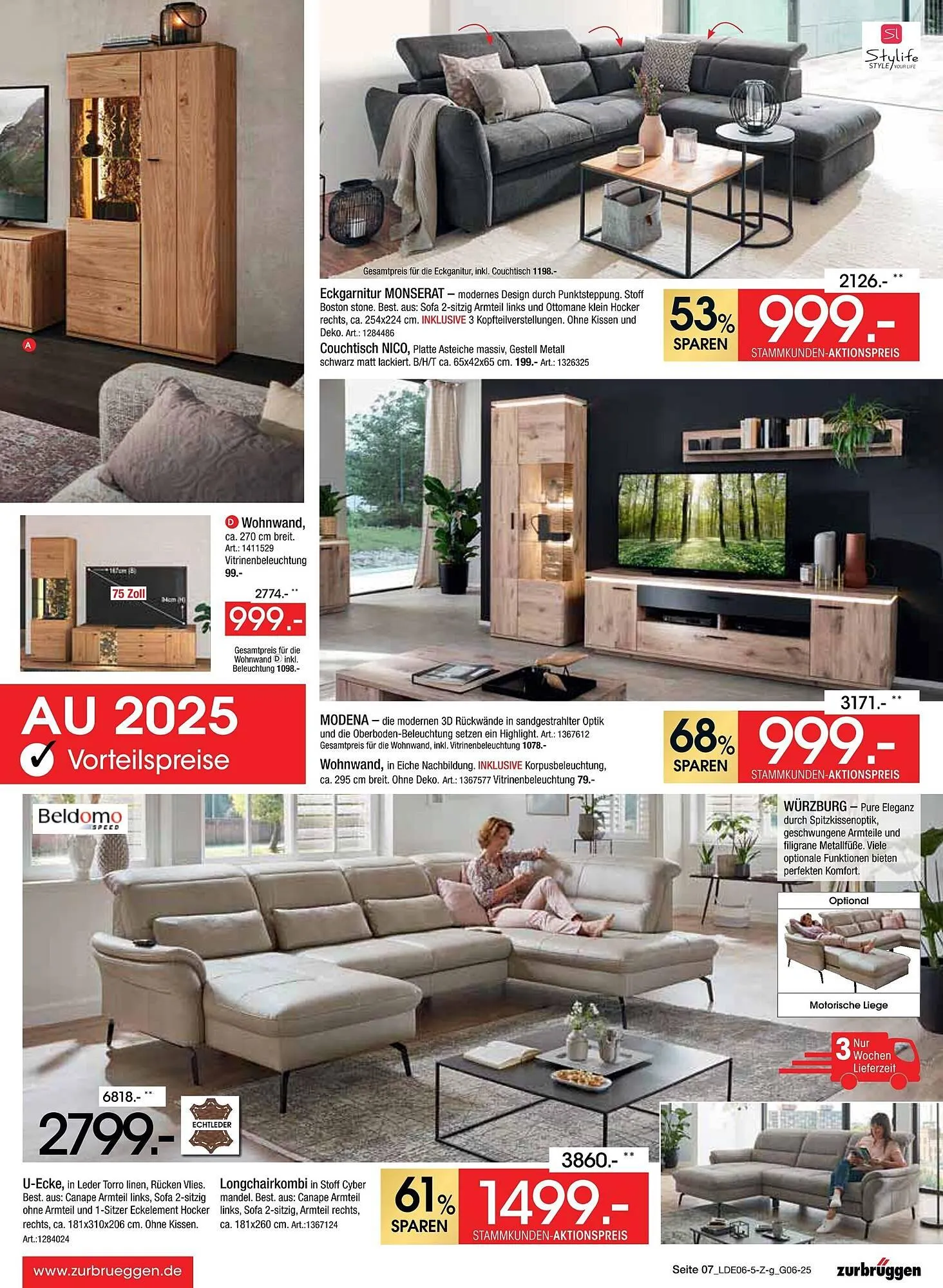 Zurbrüggen Prospekt von 7. Juni bis 21. Juni 2025 - Prospekt seite 7