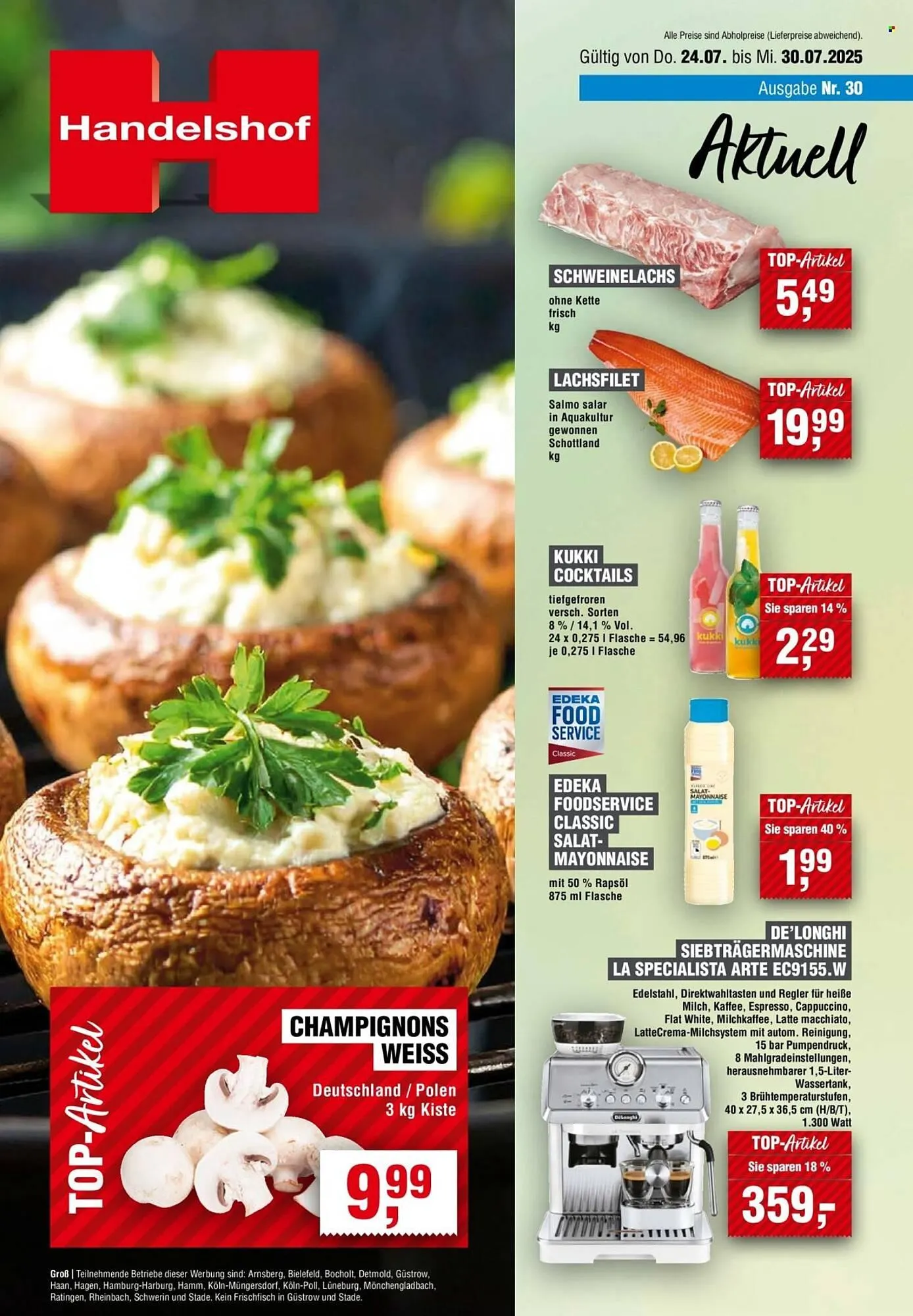 Handelshof Prospekt von 24. Juli bis 30. Juli 2025 - Prospekt seite 1