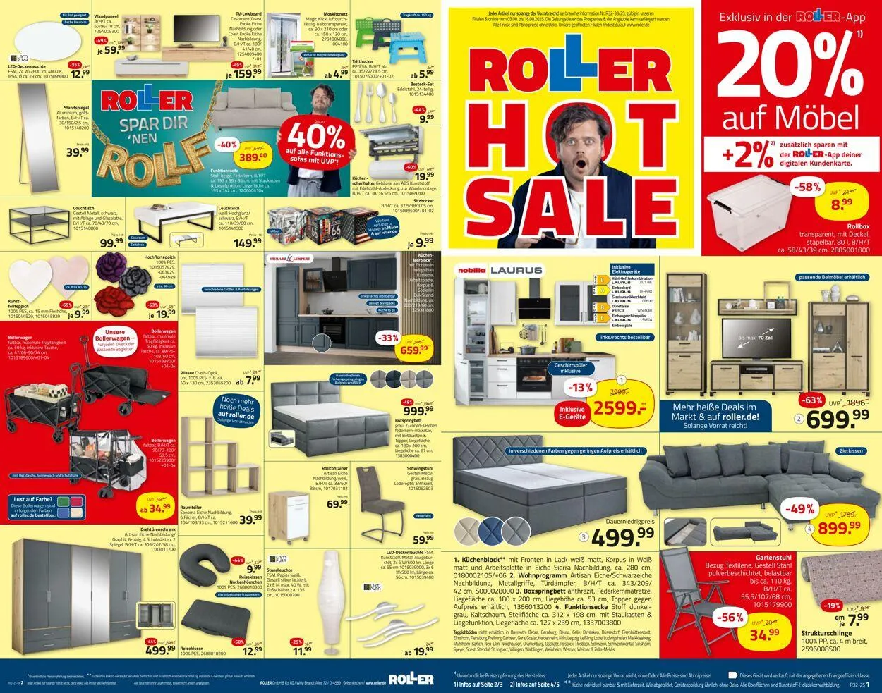 Roller Aktueller Prospekt von 3. August bis 16. August 2025 - Prospekt seite 2
