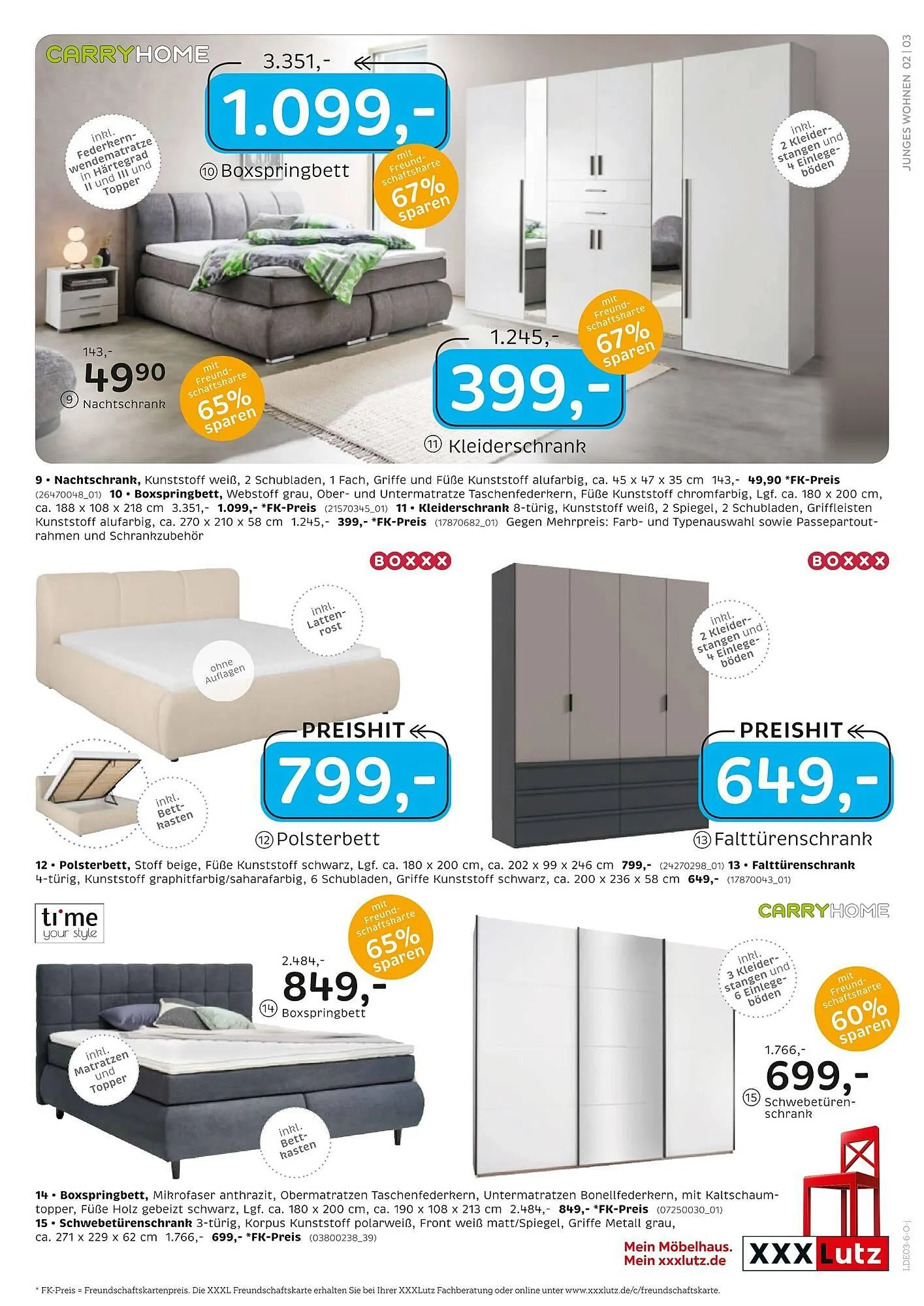 XXXLutz Prospekt von 23. Februar bis 8. März 2026 - Prospekt seite 3