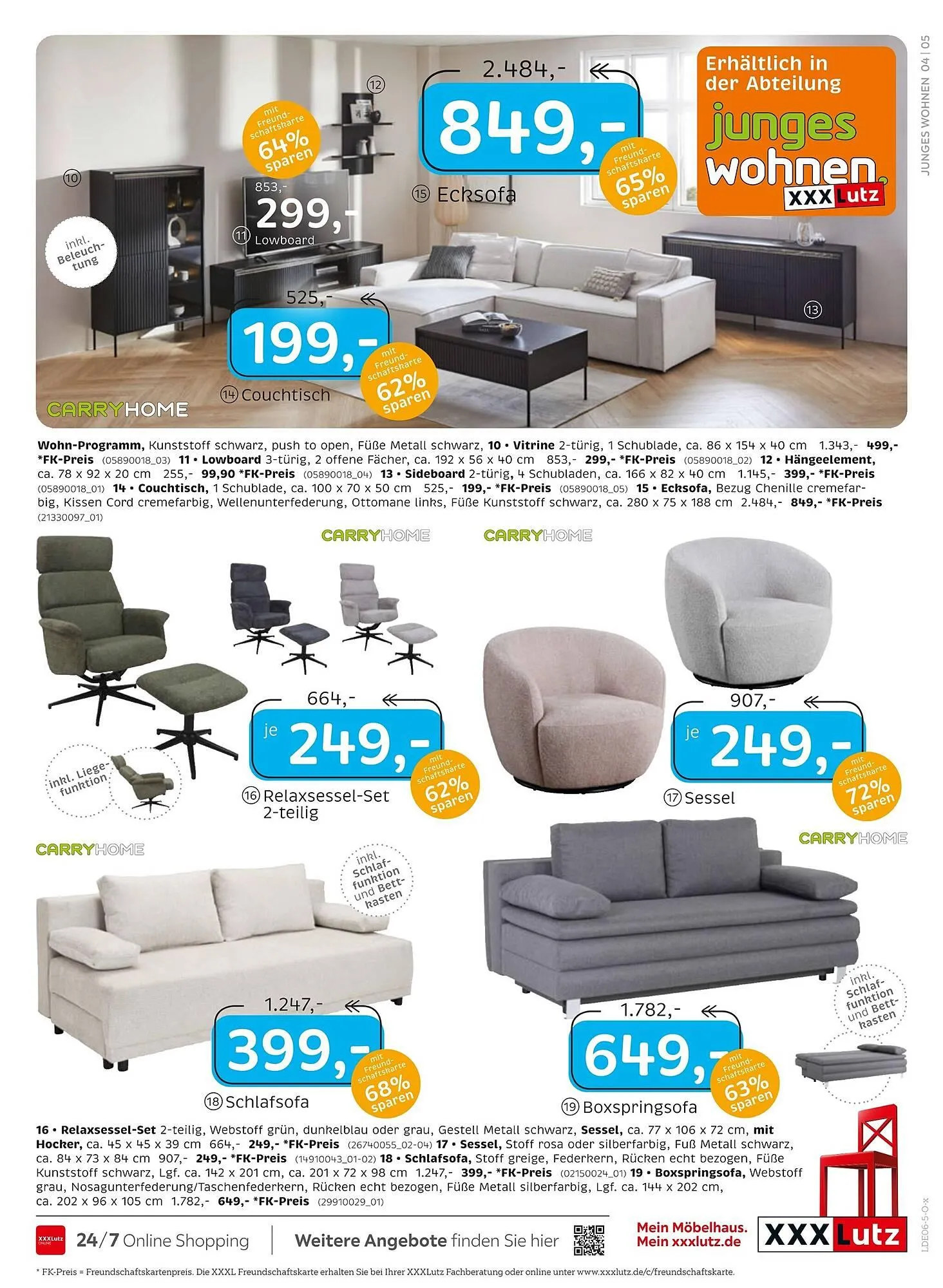 XXXLutz Prospekt von 20. Mai bis 7. Juni 2025 - Prospekt seite 9