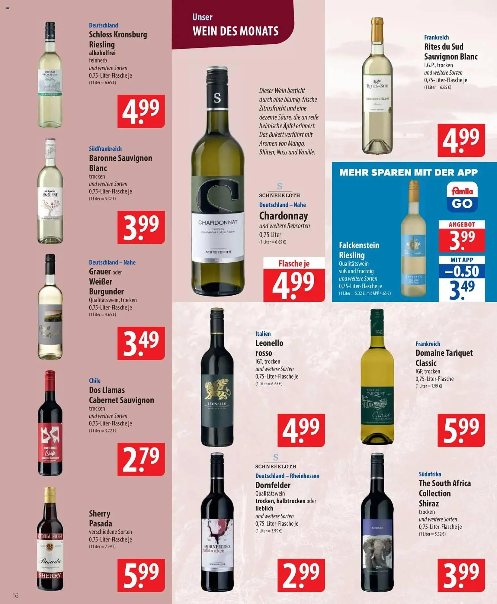 Famila Nord Ost Prospekt von 7. April bis 11. April 2026 - Prospekt seite 16