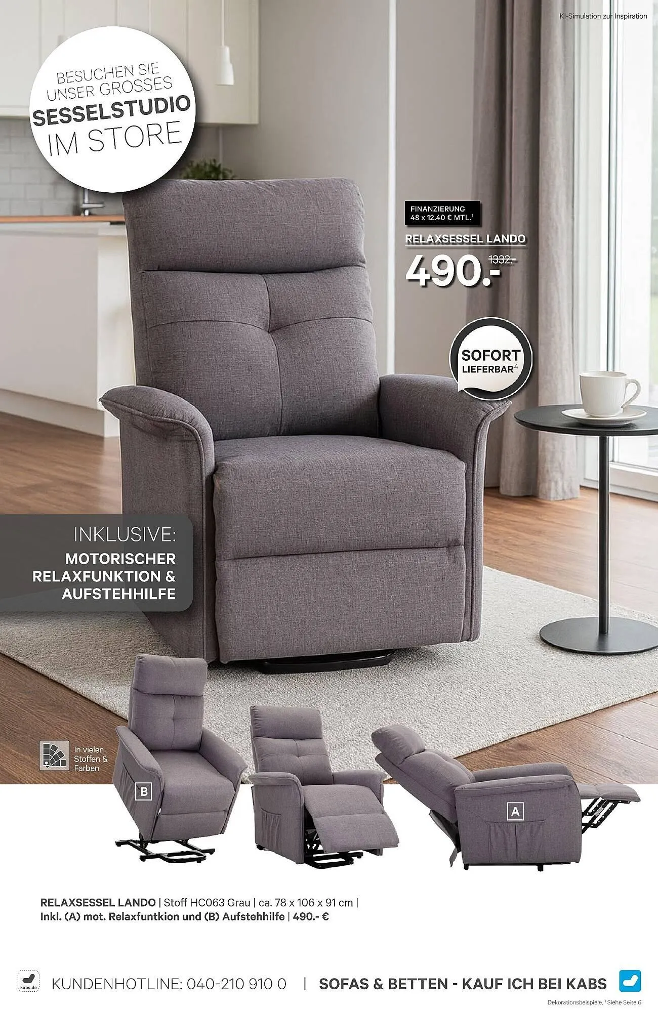 Kabs Polsterwelt Prospekt von 27. Februar bis 25. März 2026 - Prospekt seite 26