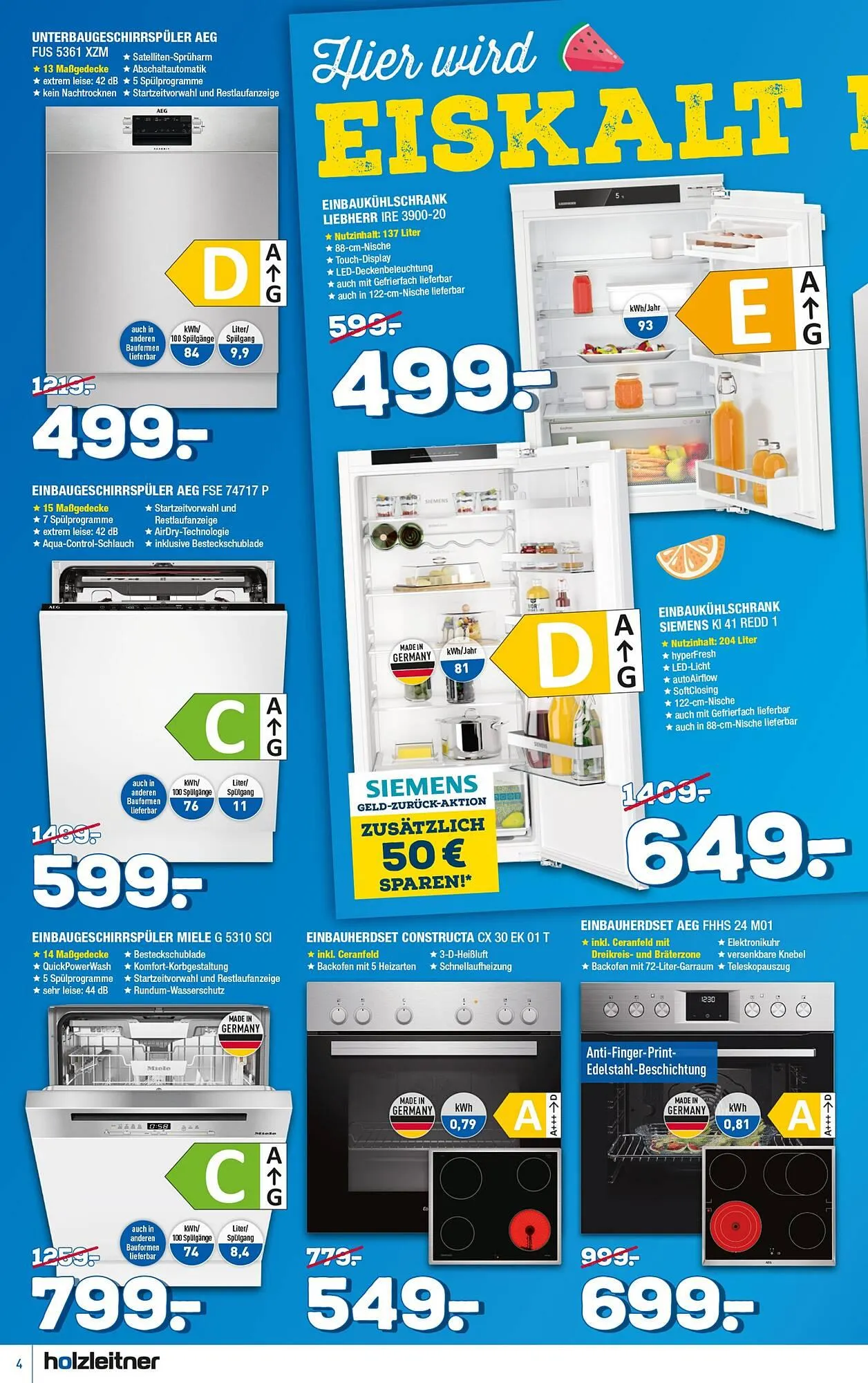 Holzleitner Prospekt von 29. Juni bis 27. Juli 2025 - Prospekt seite 4