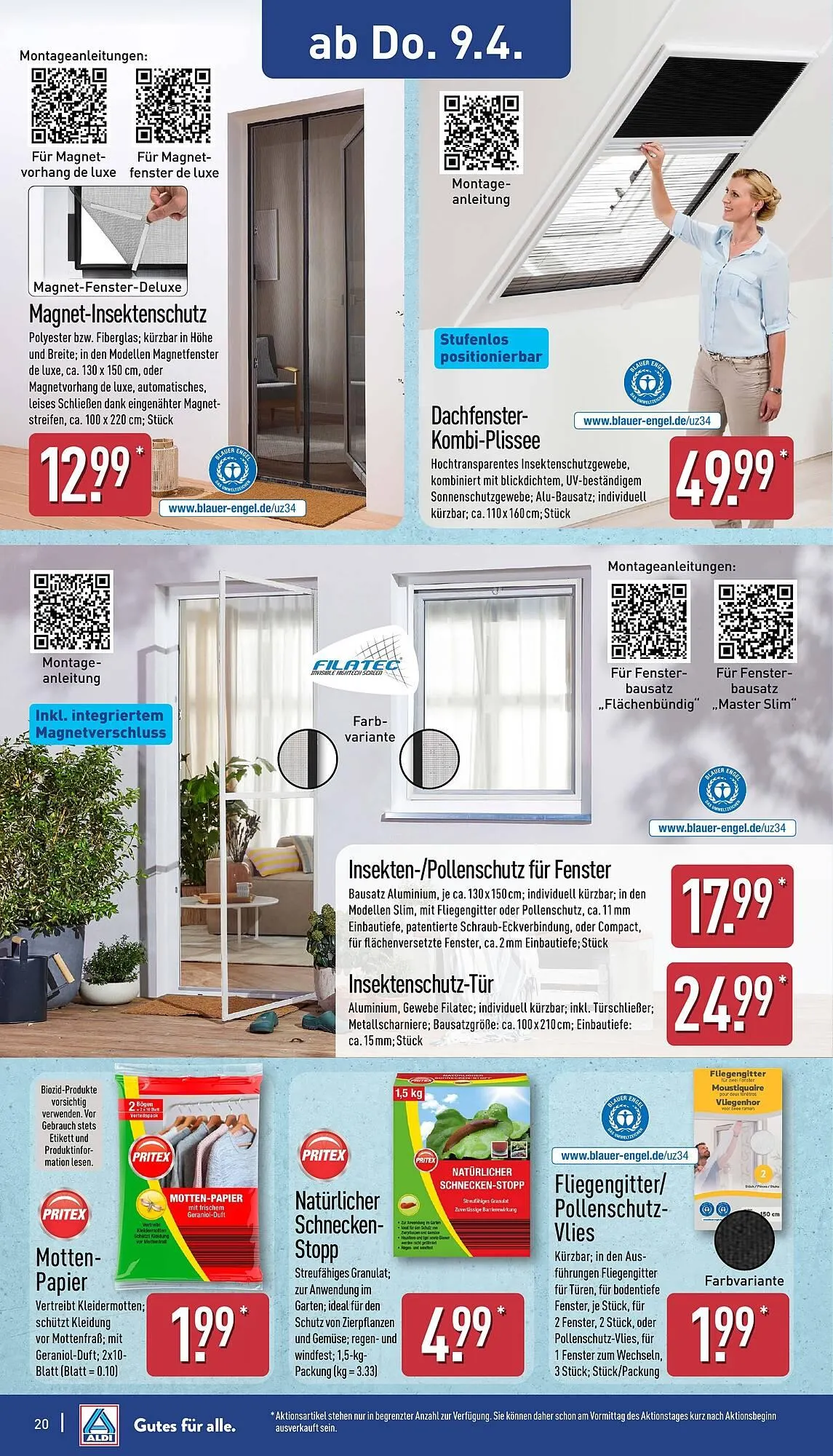 Aldi Nord Prospekt von 7. April bis 11. April 2026 - Prospekt seite 20