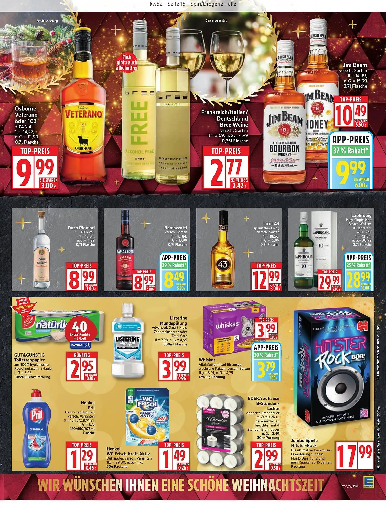 Edeka Prospekt von 22. Dezember bis 27. Dezember 2025 - Prospekt seite 15