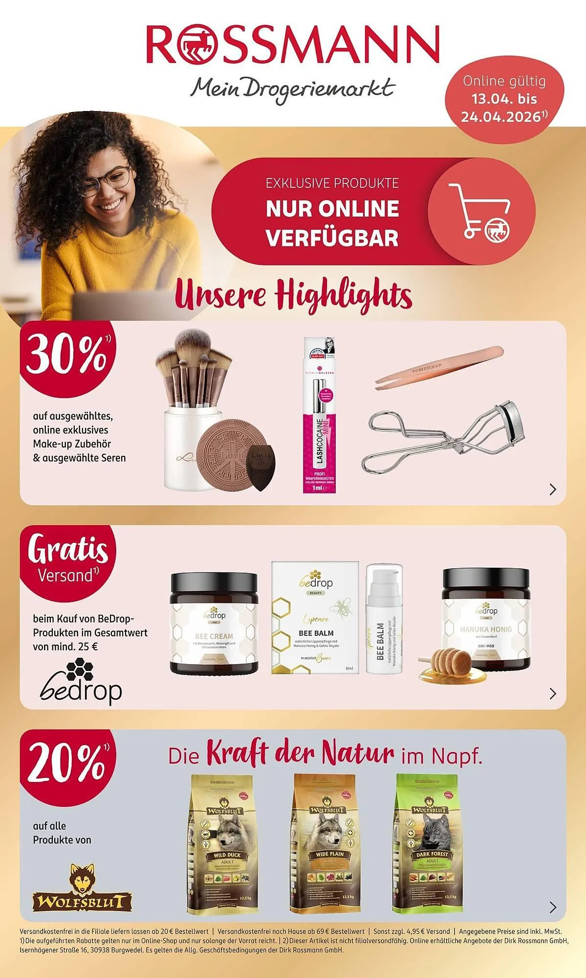 Rossmann Prospekt von 13. April bis 24. April 2026 - Prospekt seite 1