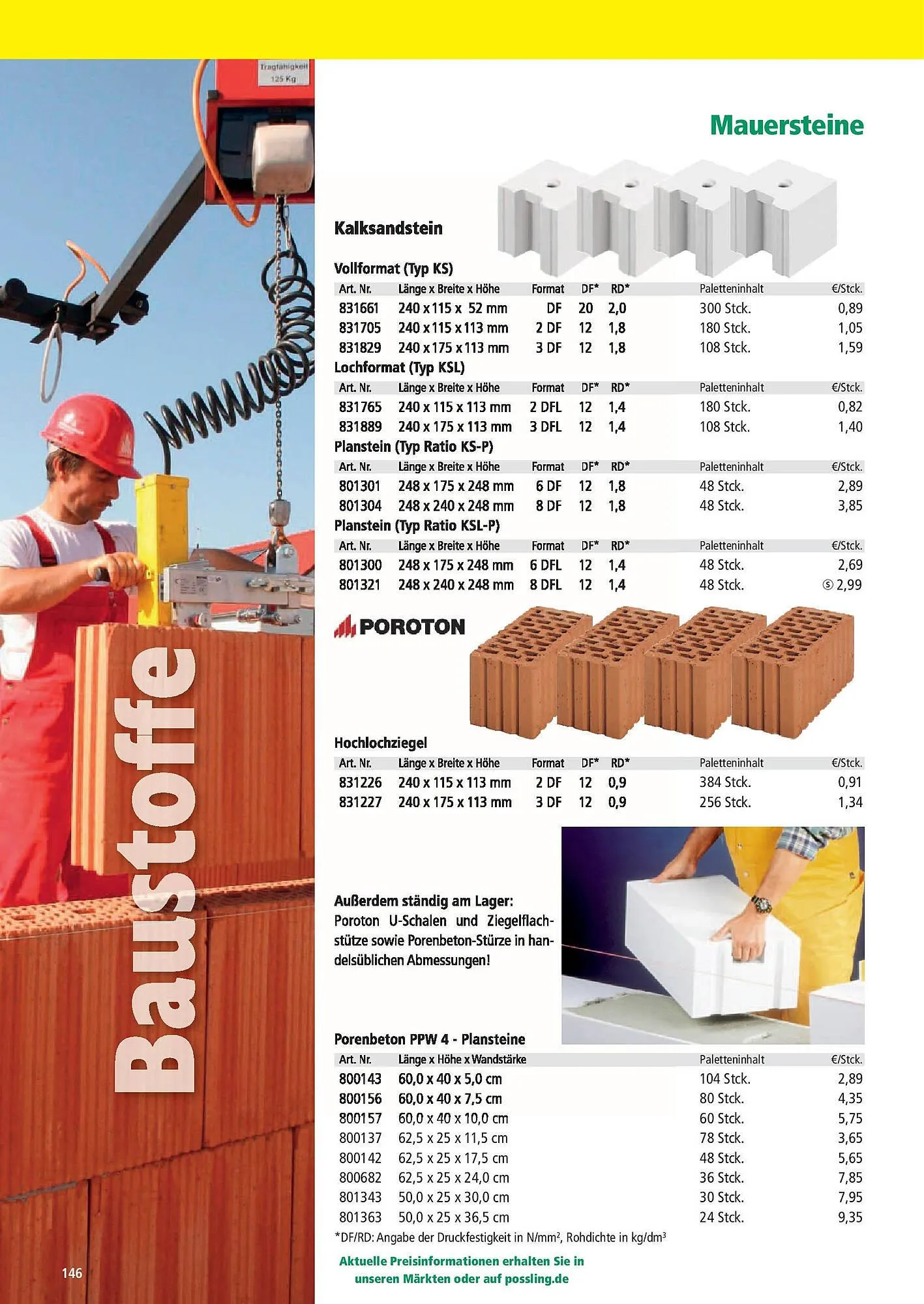Holz Possling Prospekt von 31. März bis 30. Juni 2025 - Prospekt seite 146