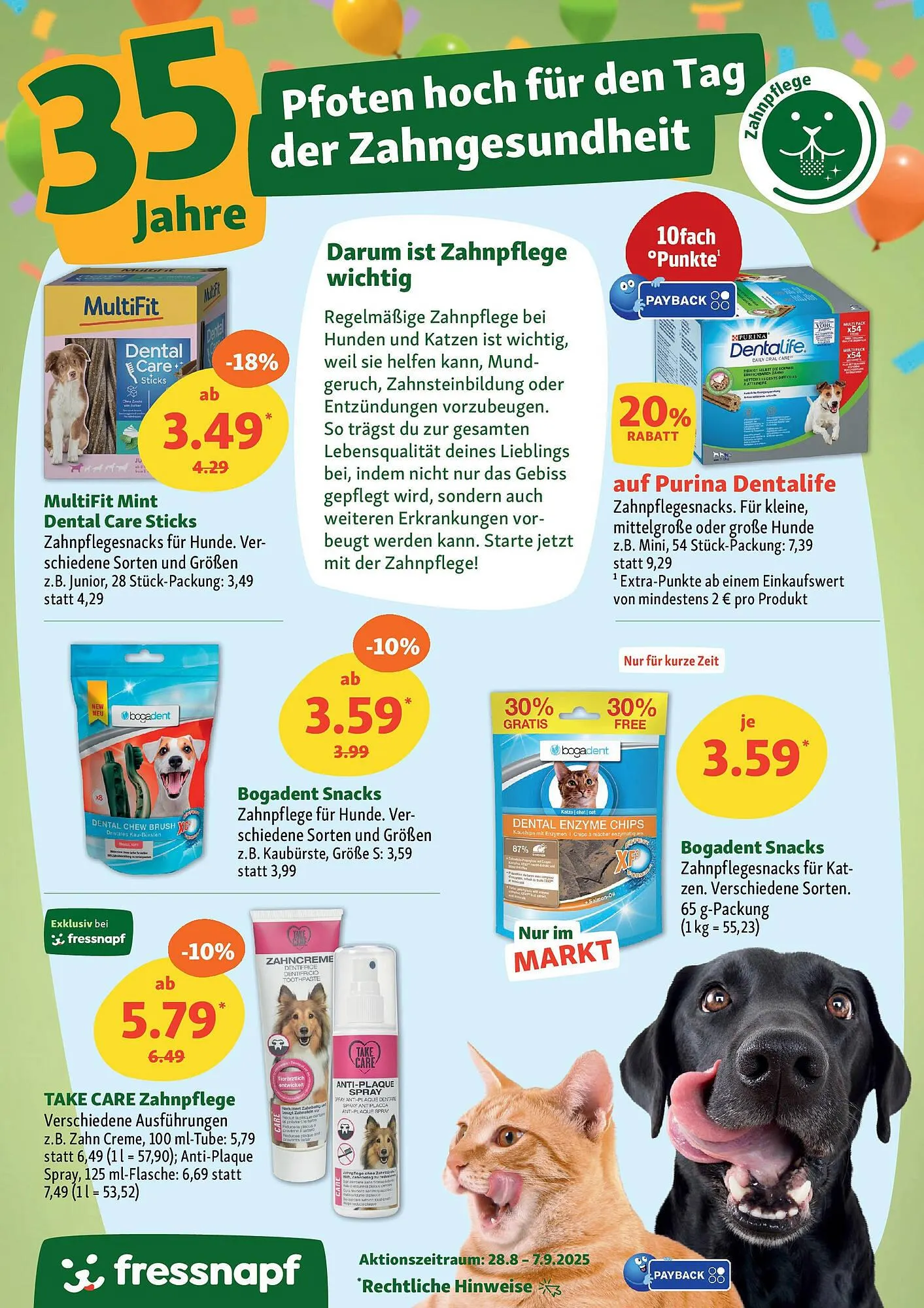 Fressnapf Prospekt von 27. August bis 7. September 2025 - Prospekt seite 16