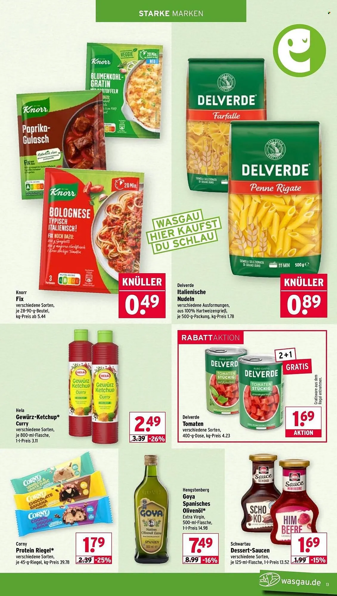 Wasgau Prospekt von 20. April bis 25. April 2026 - Prospekt seite 13