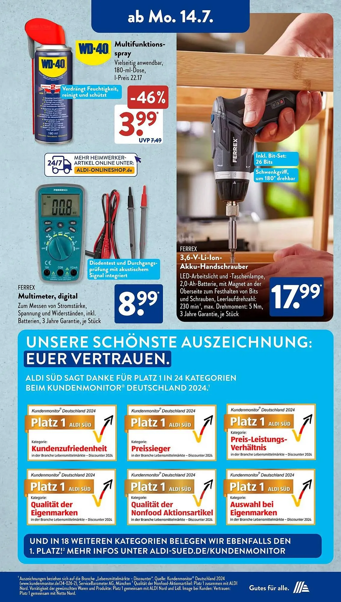 Aldi Süd Prospekt von 14. Juli bis 20. Juli 2025 - Prospekt seite 4