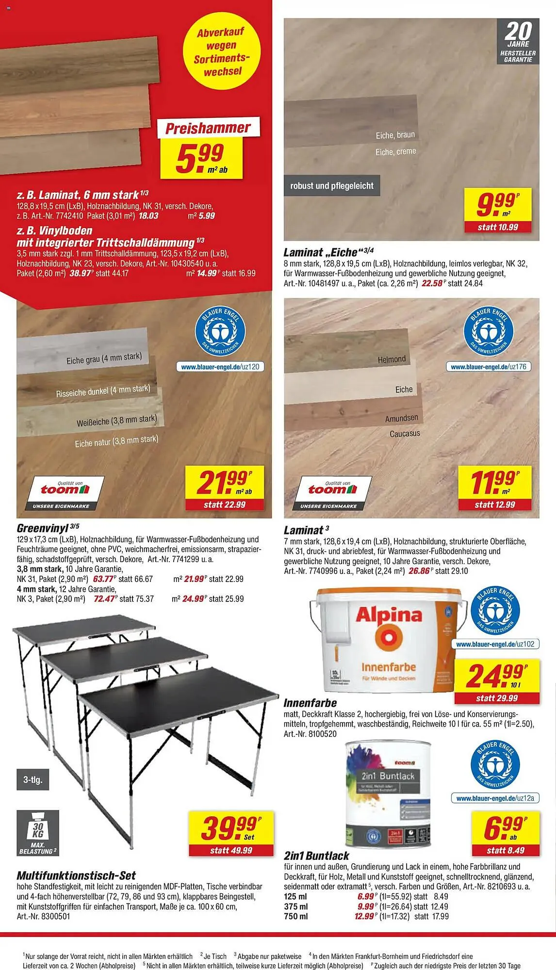 Toom Baumarkt Prospekt von 11. April bis 17. April 2026 - Prospekt seite 18