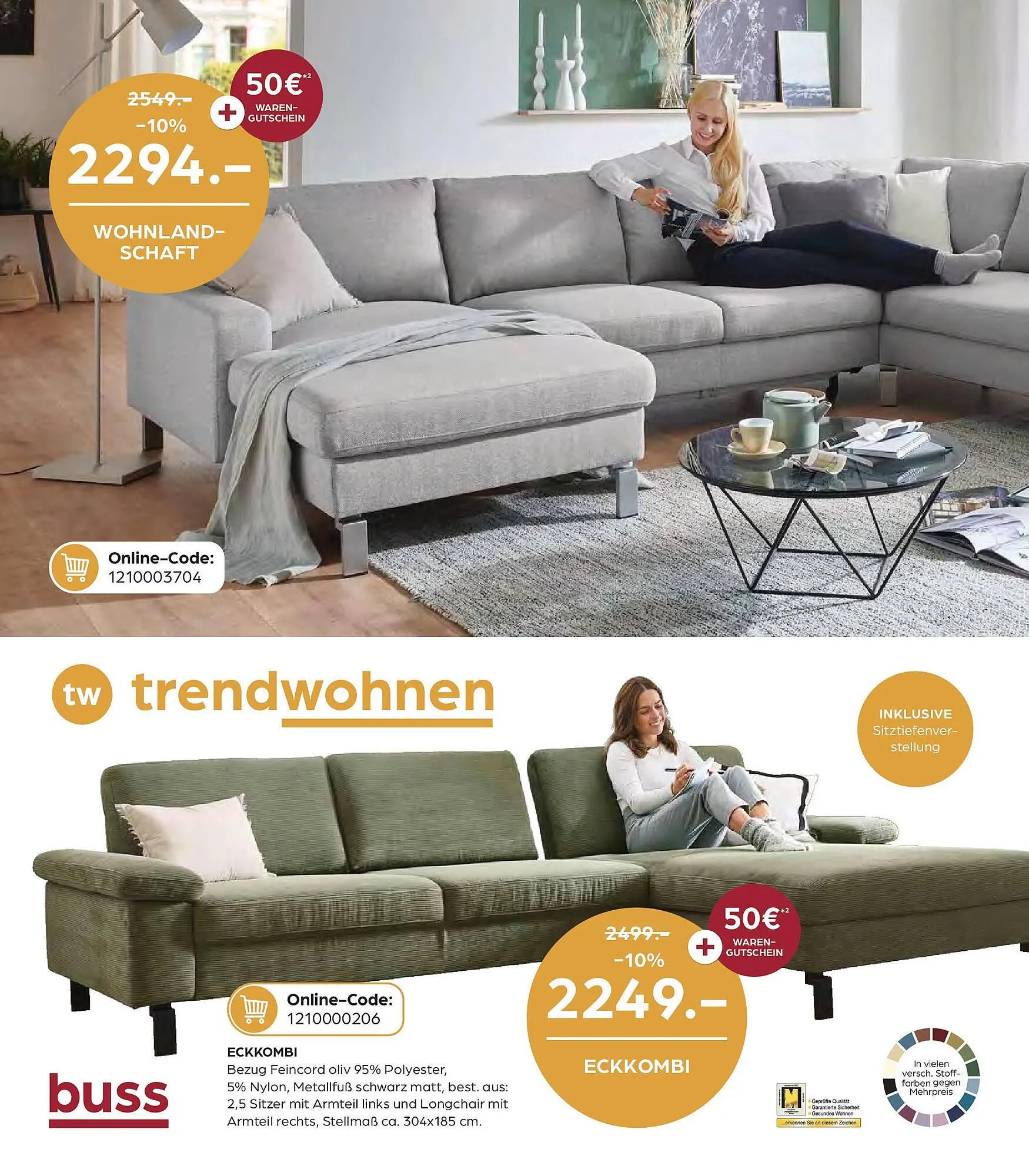Möbel Buss Prospekt von 27. Februar bis 17. März 2025 - Prospekt seite 4