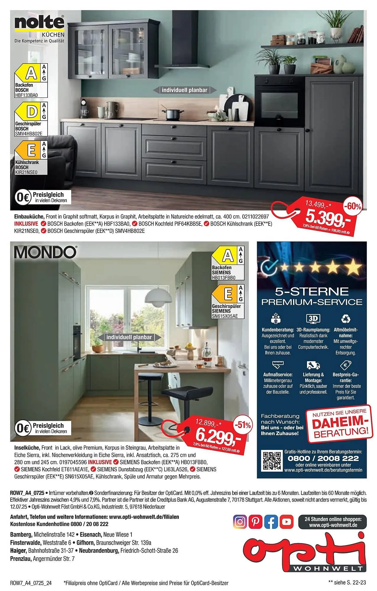 Opti Wohnwelt Prospekt von 26. Juni bis 13. Juli 2025 - Prospekt seite 24