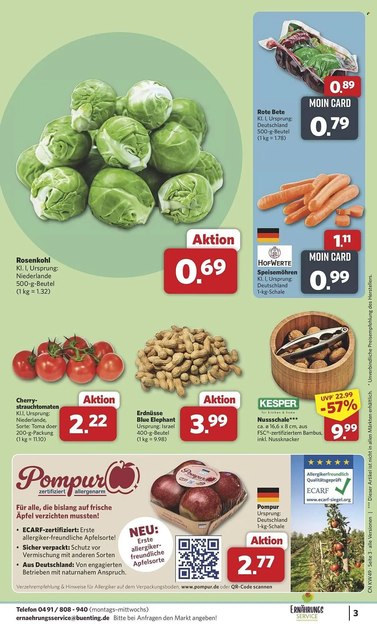 Combi Prospekt von 1. Dezember bis 6. Dezember 2025 - Prospekt seite 3