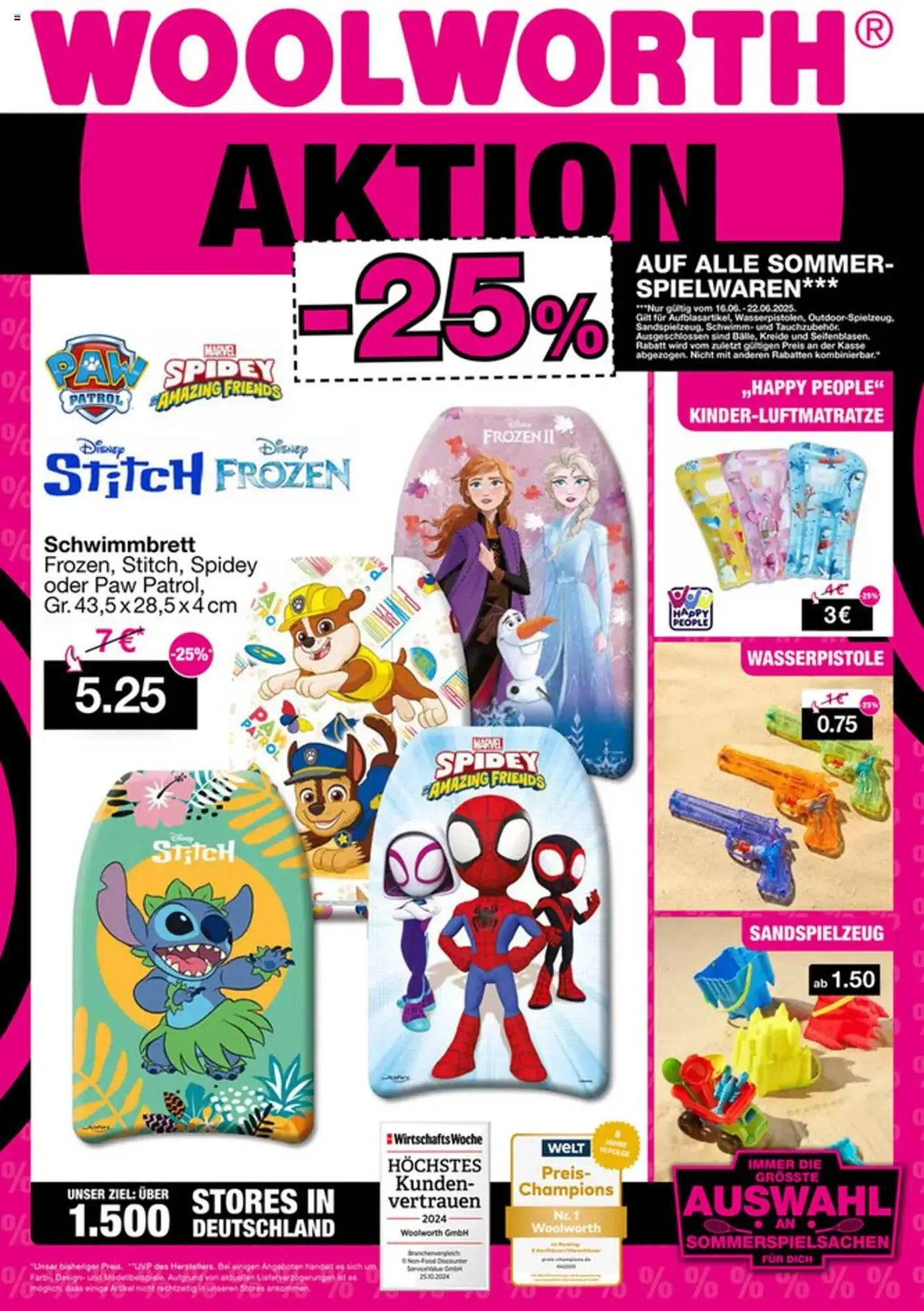 Woolworth Prospekt von 16. Juni bis 22. Juni 2025 - Prospekt seite 1