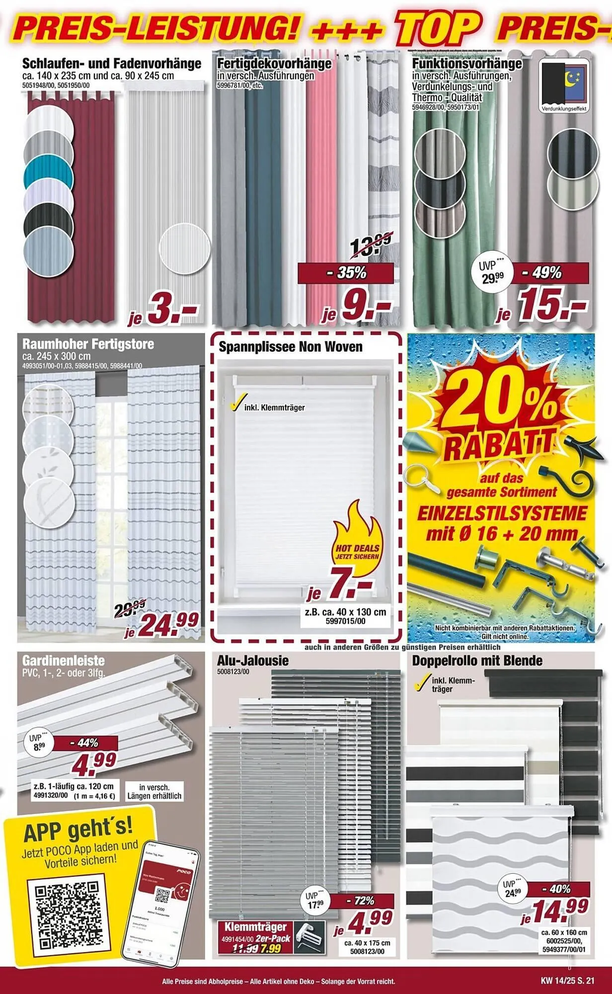 Poco Prospekt von 29. März bis 4. April 2025 - Prospekt seite 21